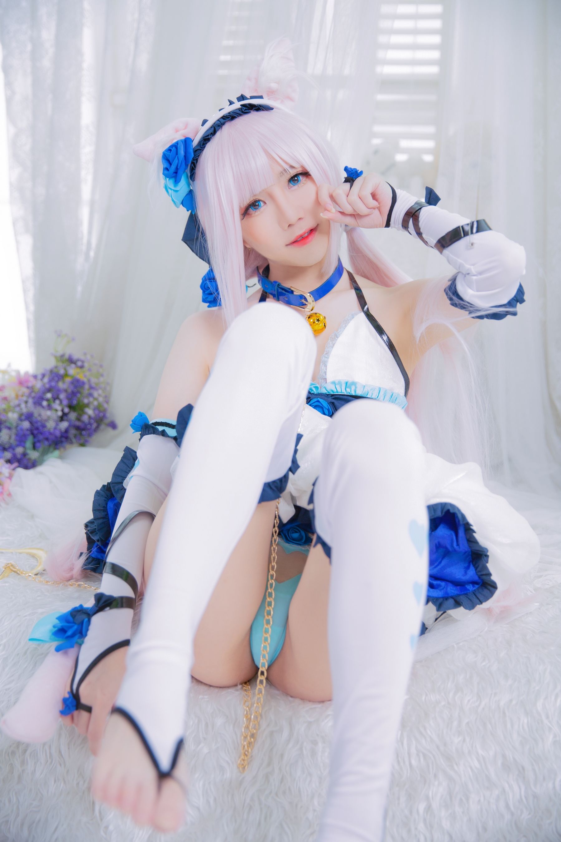 [福利COS] Sally Dorasnow - Nekopara Vanilla Lingerie  第9张