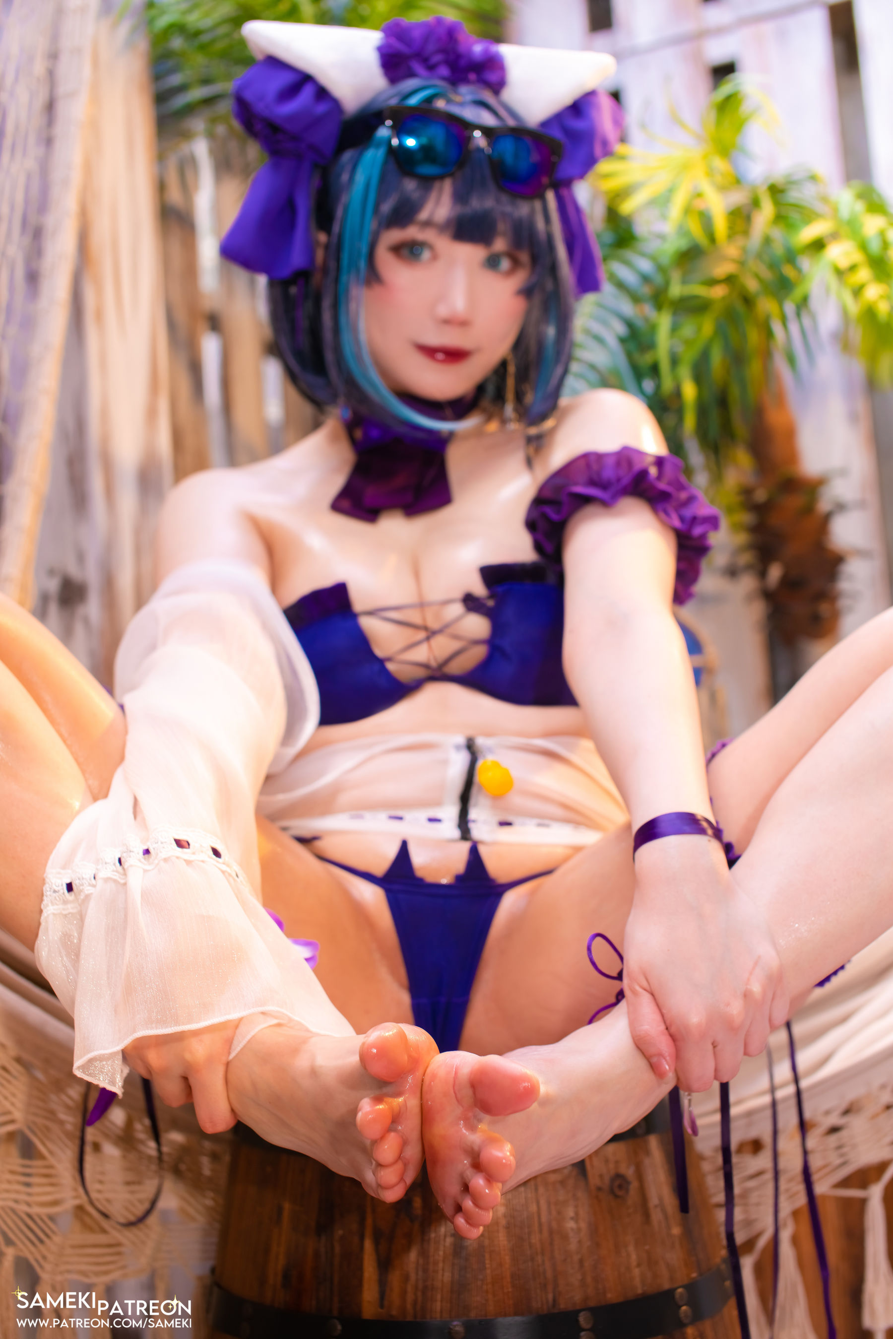 [福利COS] Sameki - 柴郡 泳装  第19张