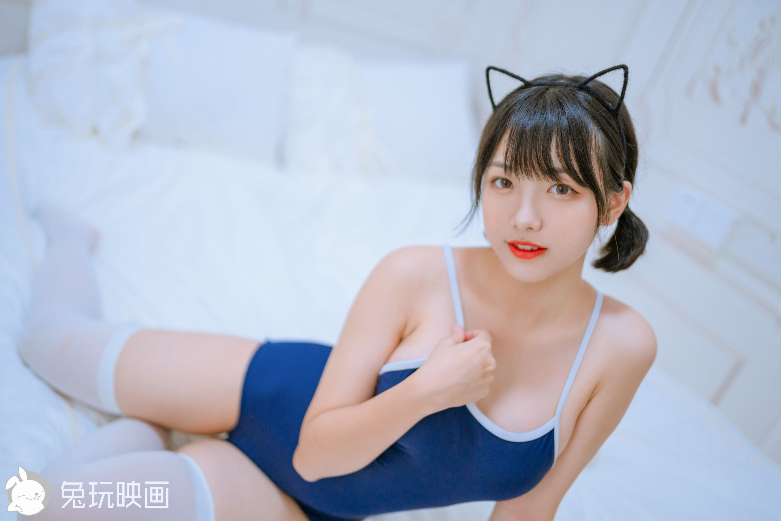 [兔玩映画] - 夏日泳装 Vol.047 猫耳朵  第12张