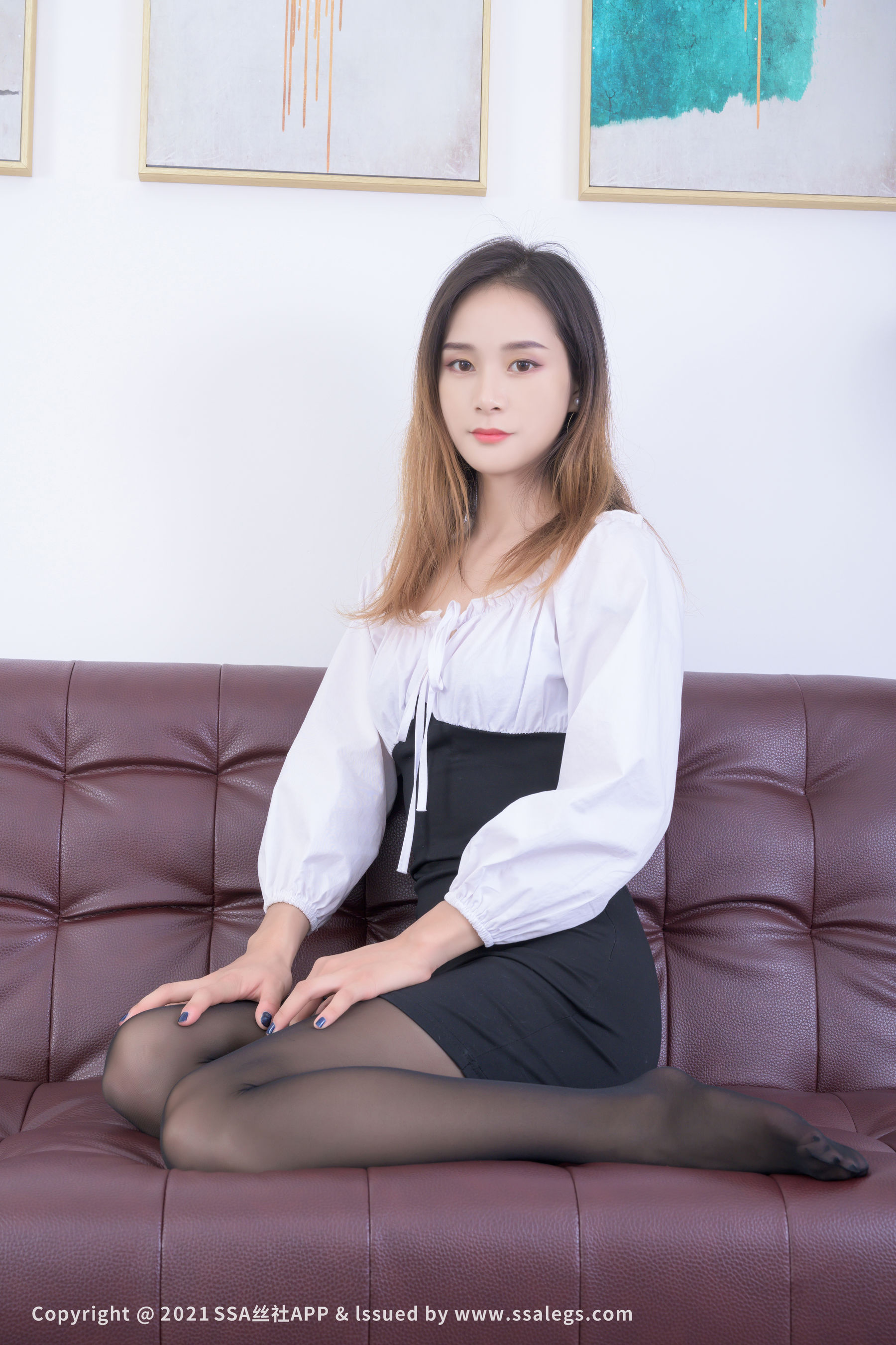 [SSA丝社]超清写真 No.687 素人 模特素人的黑丝袜美女（下）  第98张