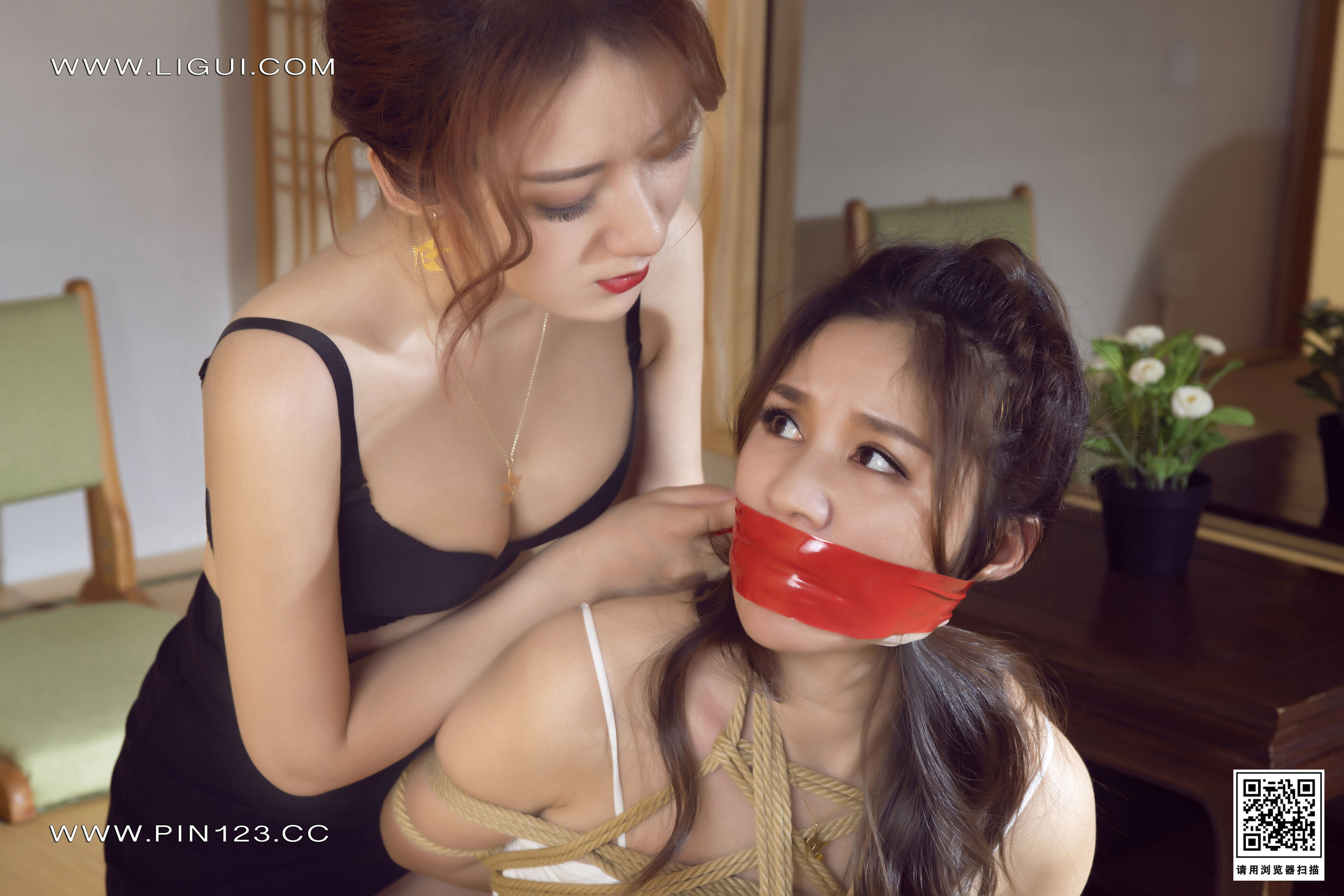 [丽柜Ligui]  英子&amp;汐汐 私人定制-女教练的遭遇 第45张