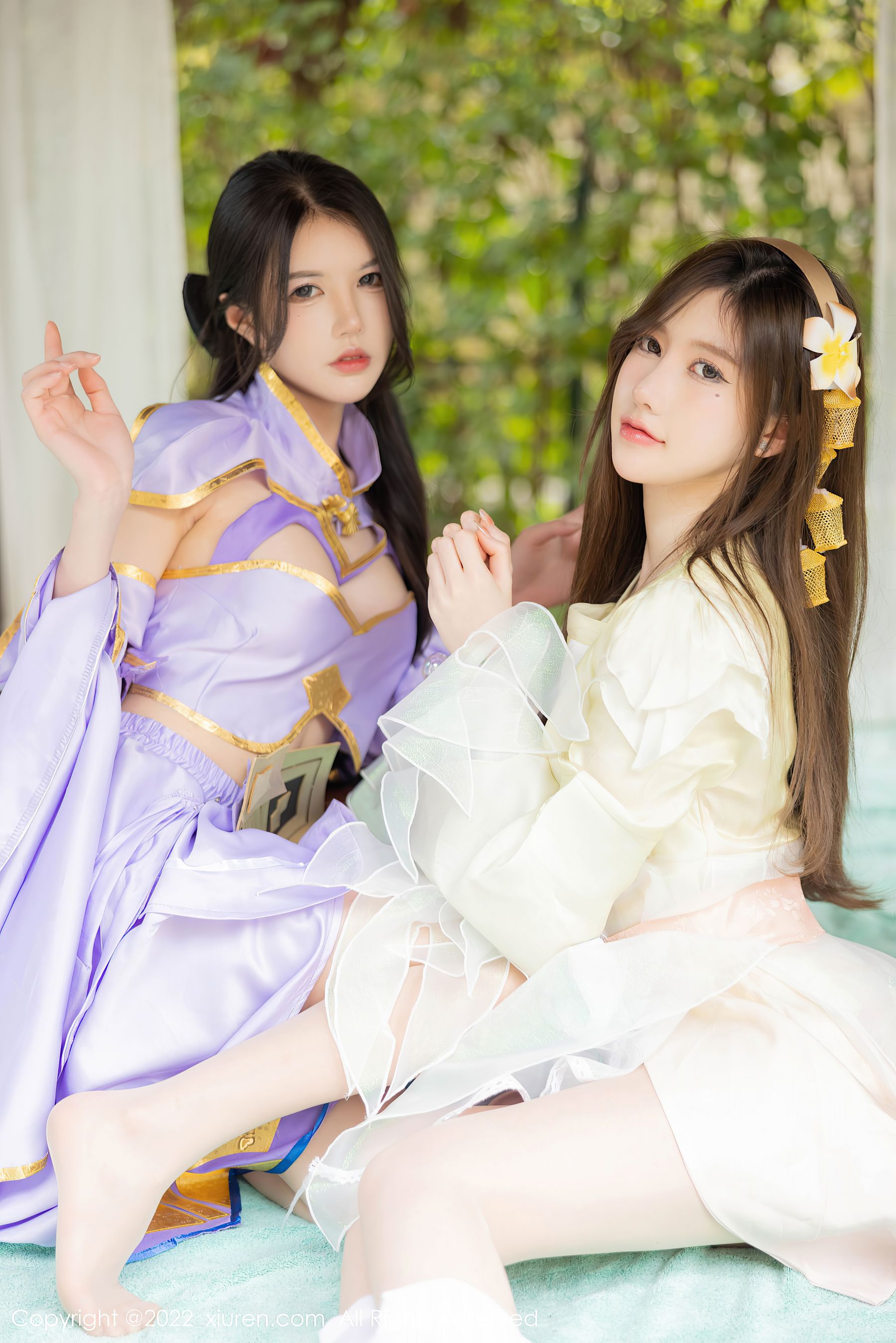 [秀人XiuRen] No.4948 美桃酱&amp;媛媛酱&amp;绮里嘉 模特合集  第18张