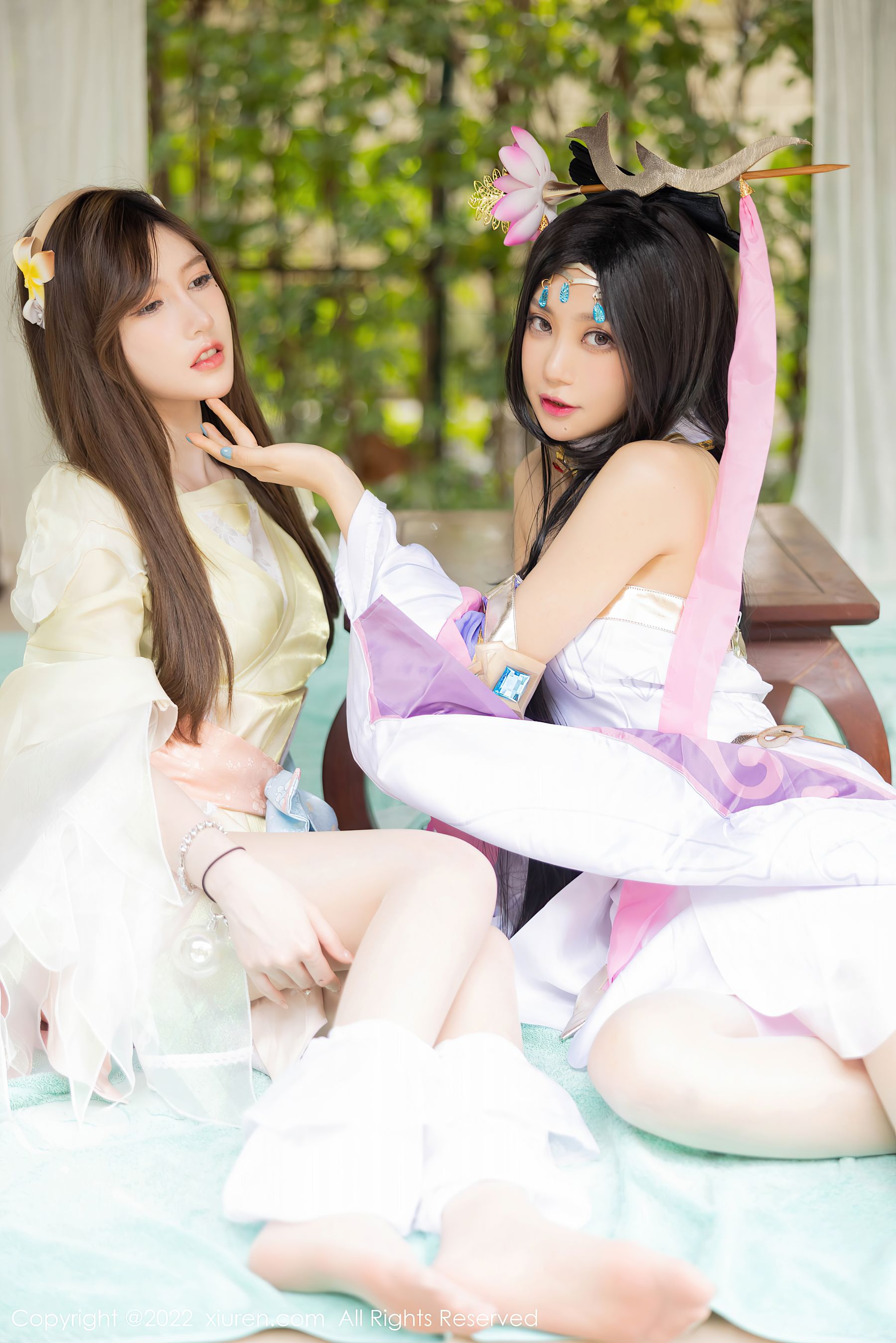 [秀人XiuRen] No.4948 美桃酱&amp;媛媛酱&amp;绮里嘉 模特合集  第20张