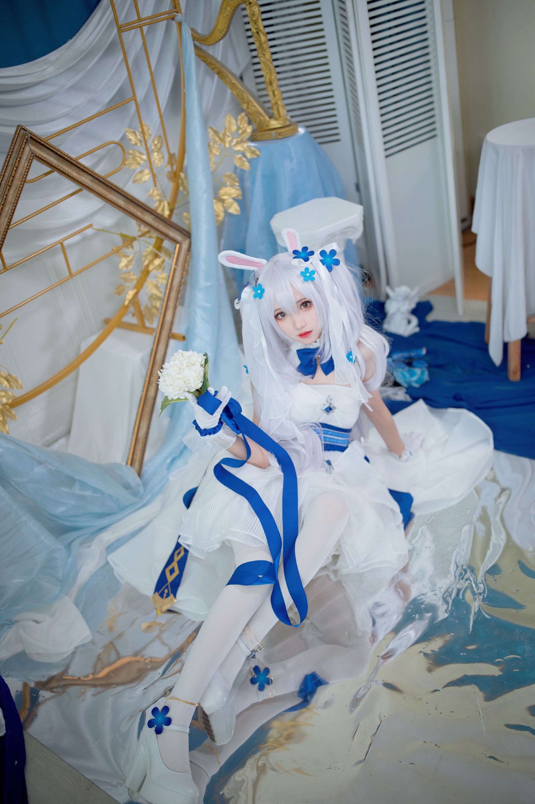 [福利COS] 花柒Hana - 拉菲花嫁  第15张