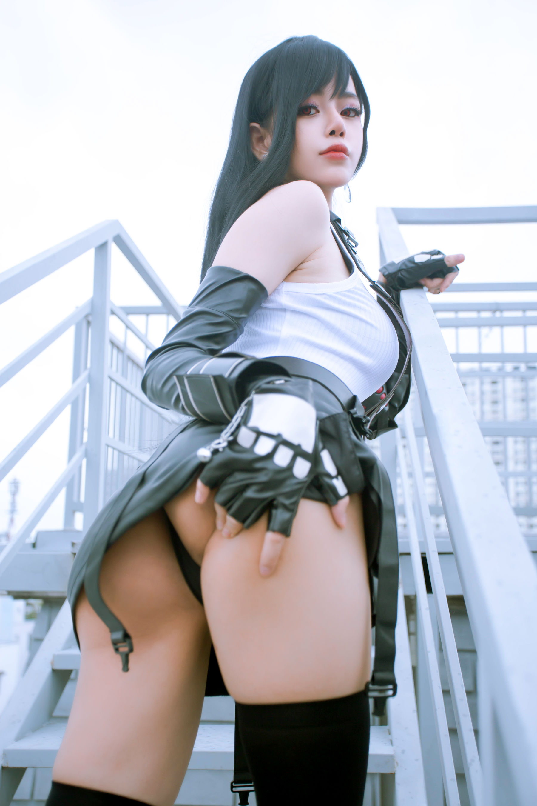 [福利COS] 日本性感萝莉Byoru - Tifa Lockhart  第27张