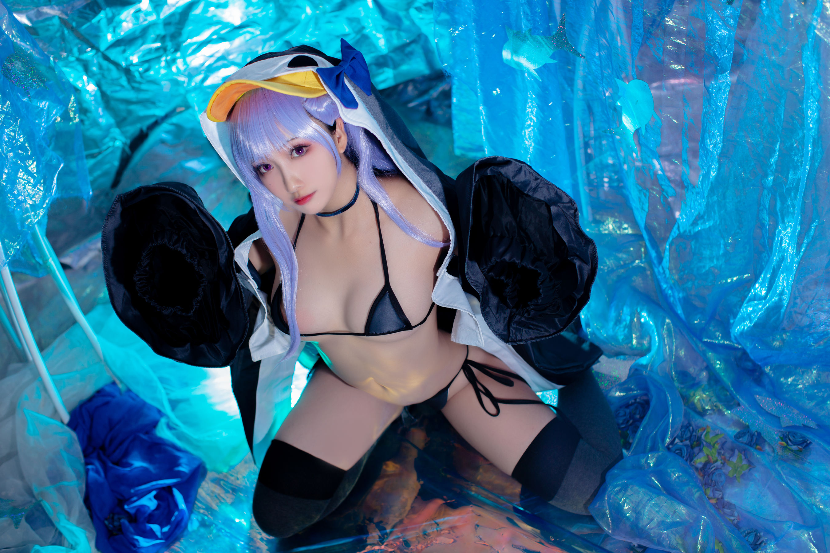 [福利COS] 动漫博主洛璃LoLiSAMA - 水着莉莉丝  第6张