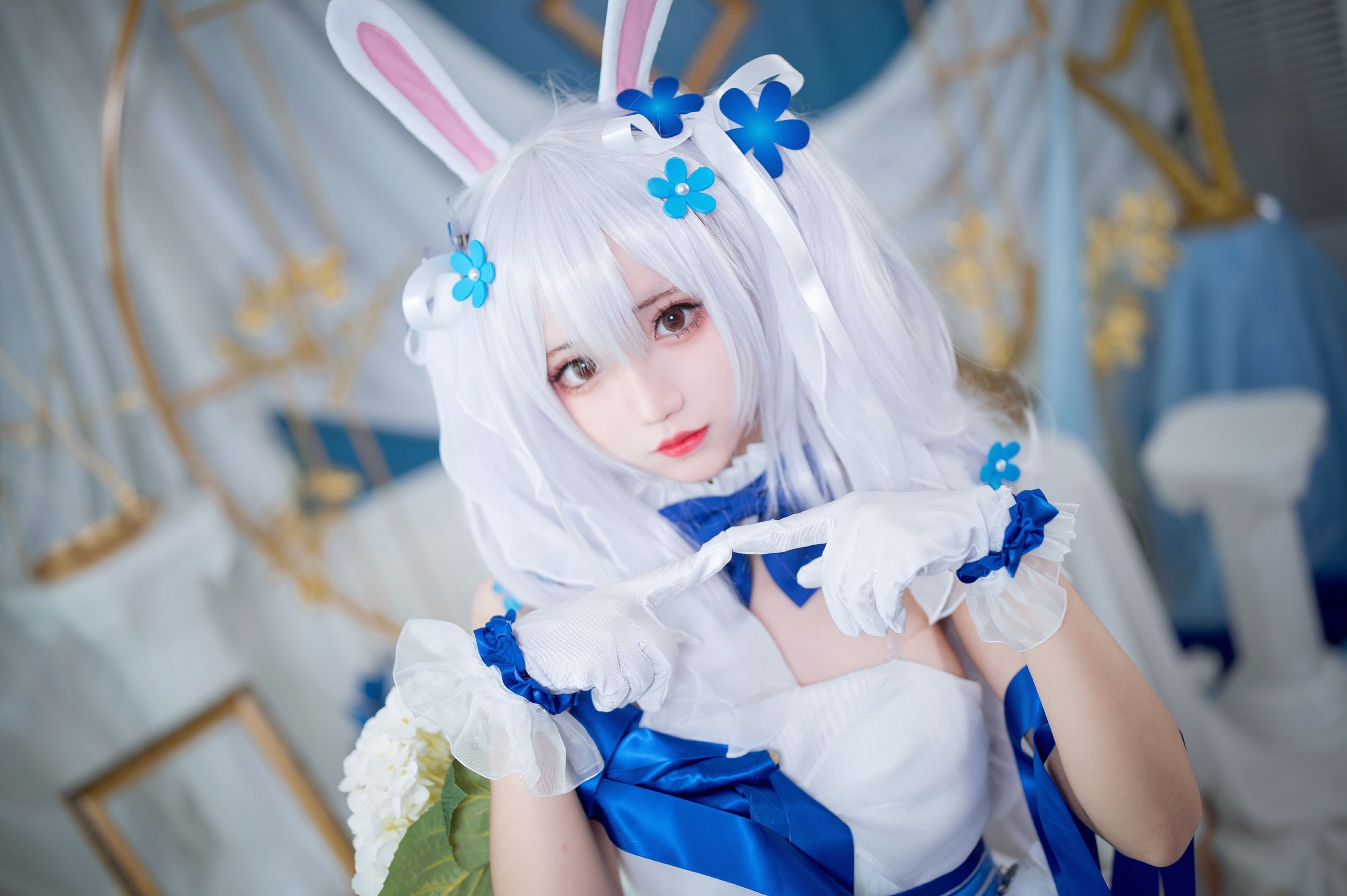 [福利COS] 花柒Hana - 拉菲花嫁  第8张