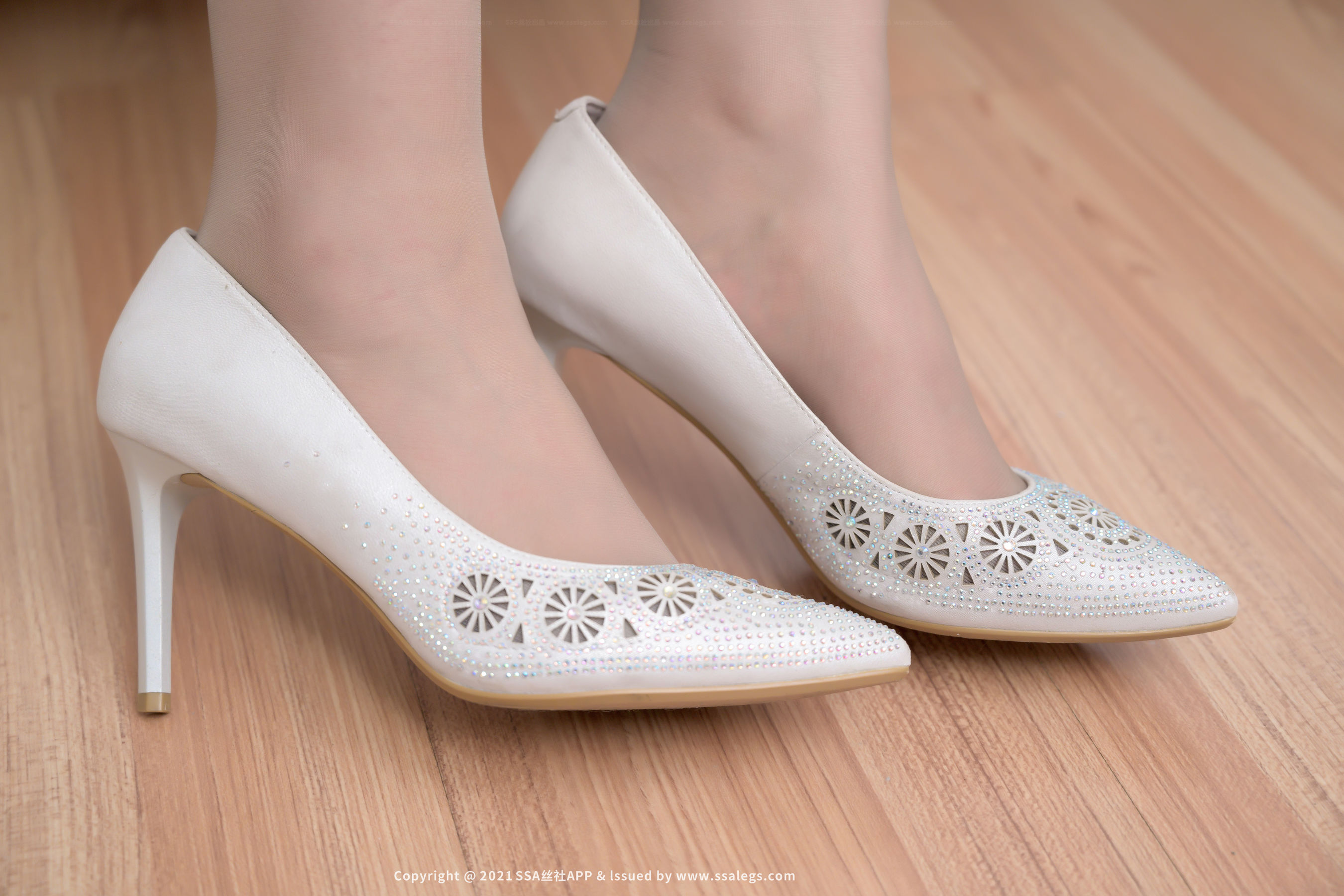 [丝社SSA]超清写真 No.750 模特小露的灰丝袜美脚（上）  第19张