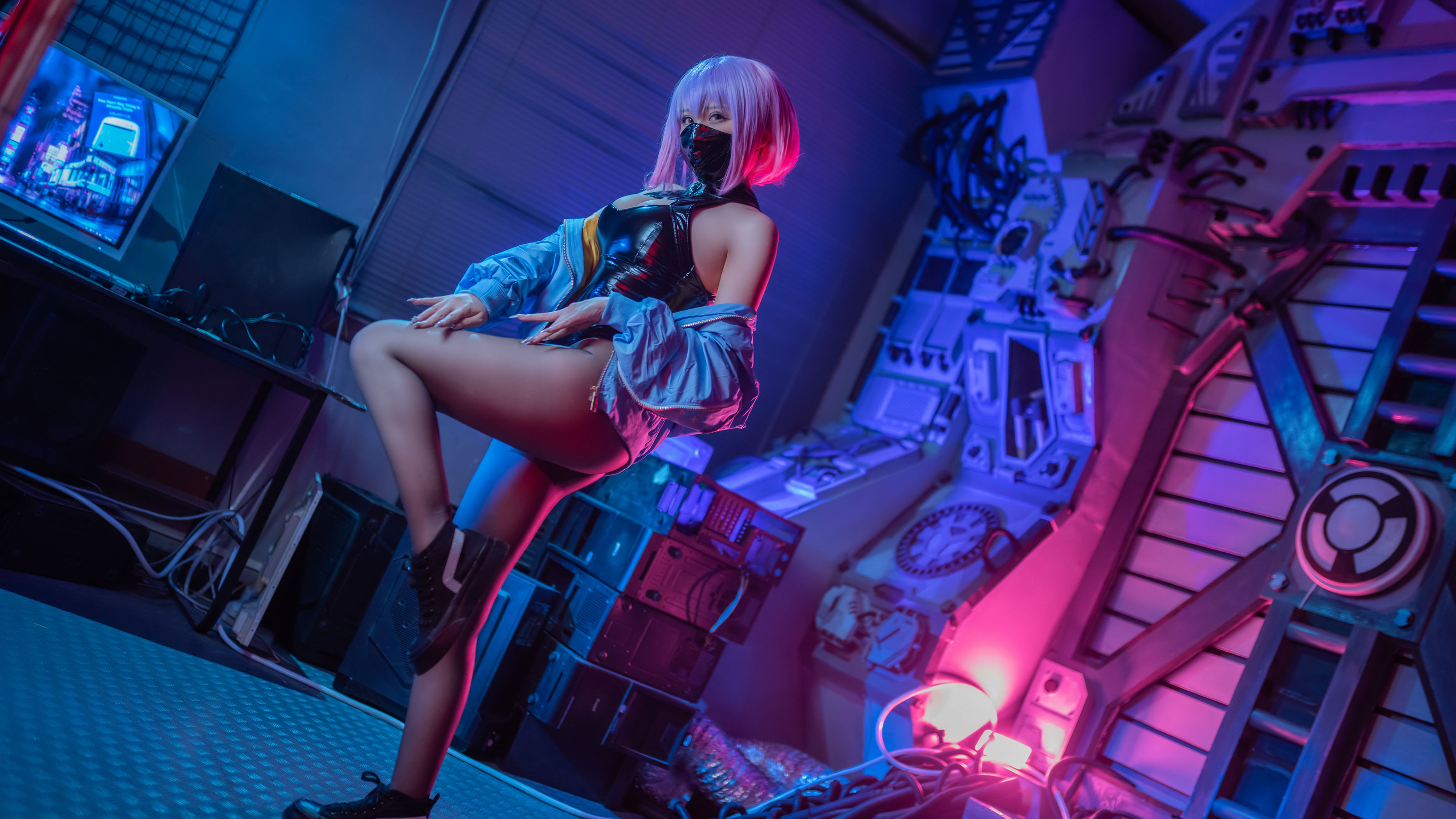 [网红COSER] 蜜蜜子Kimmie - Luna胶衣