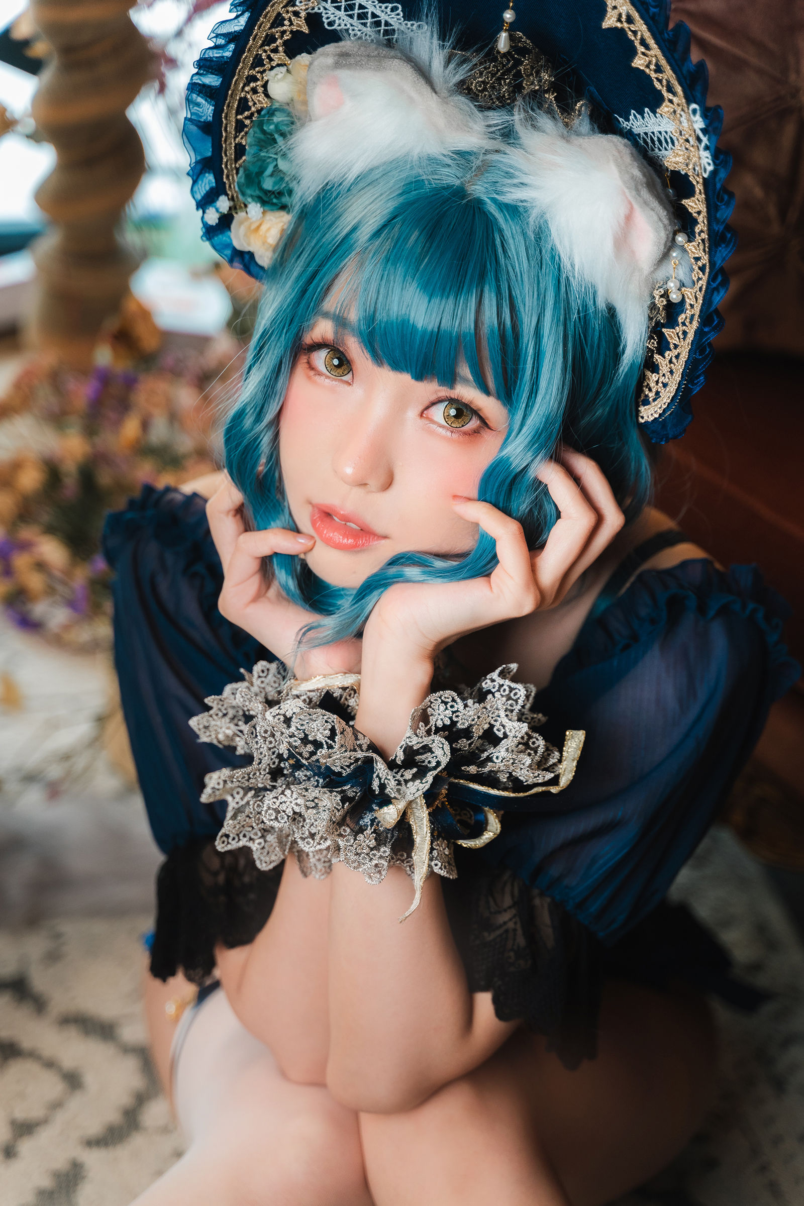 [福利COS] Ely_eee(ElyEE子) - Scottish Fold Cat Doll 摺耳貓少女人形  第11张