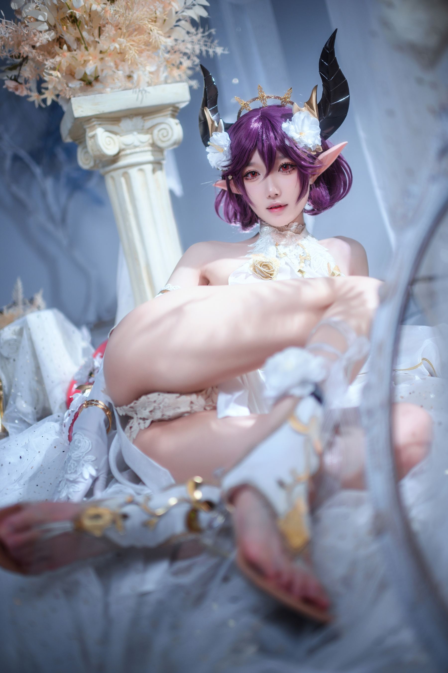 [福利COS] 动漫博主阿包也是兔娘 - 碧蓝幻想古蕾娅 龙娘  第8张