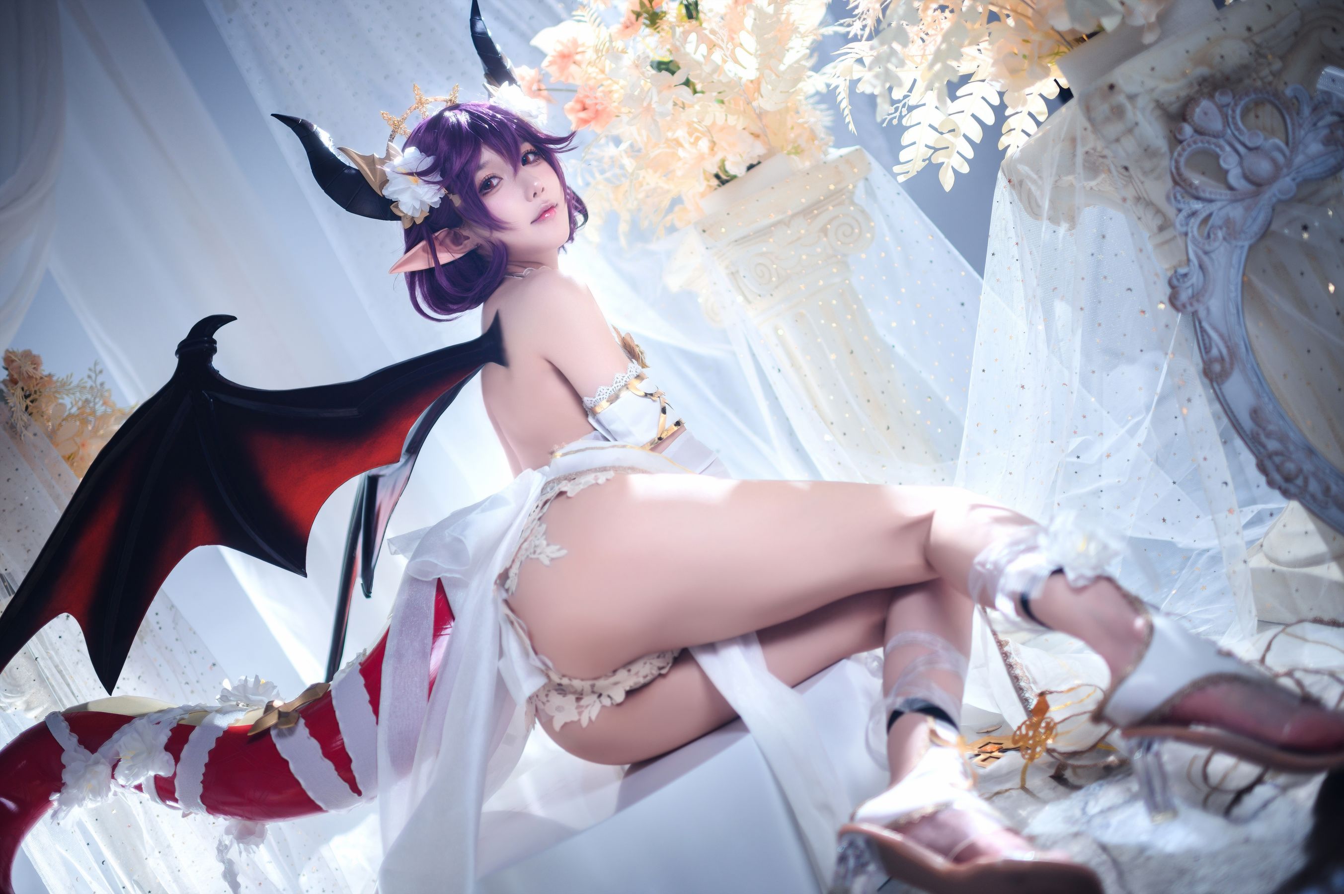 [福利COS] 动漫博主阿包也是兔娘 - 碧蓝幻想古蕾娅 龙娘  第3张