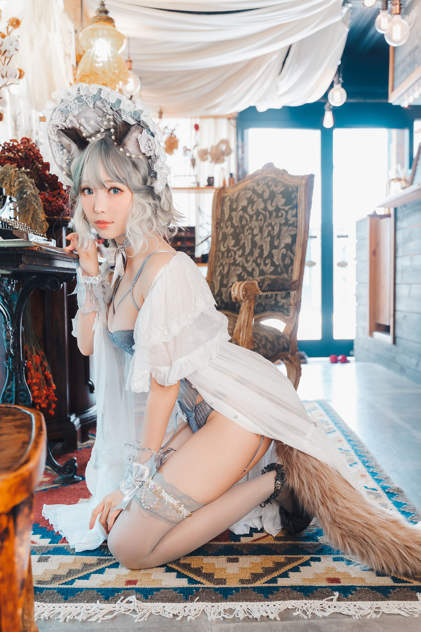 [福利COS] Ely_eee(ElyEE子) - agdoll Cat Doll 布偶貓少女人形  第2张