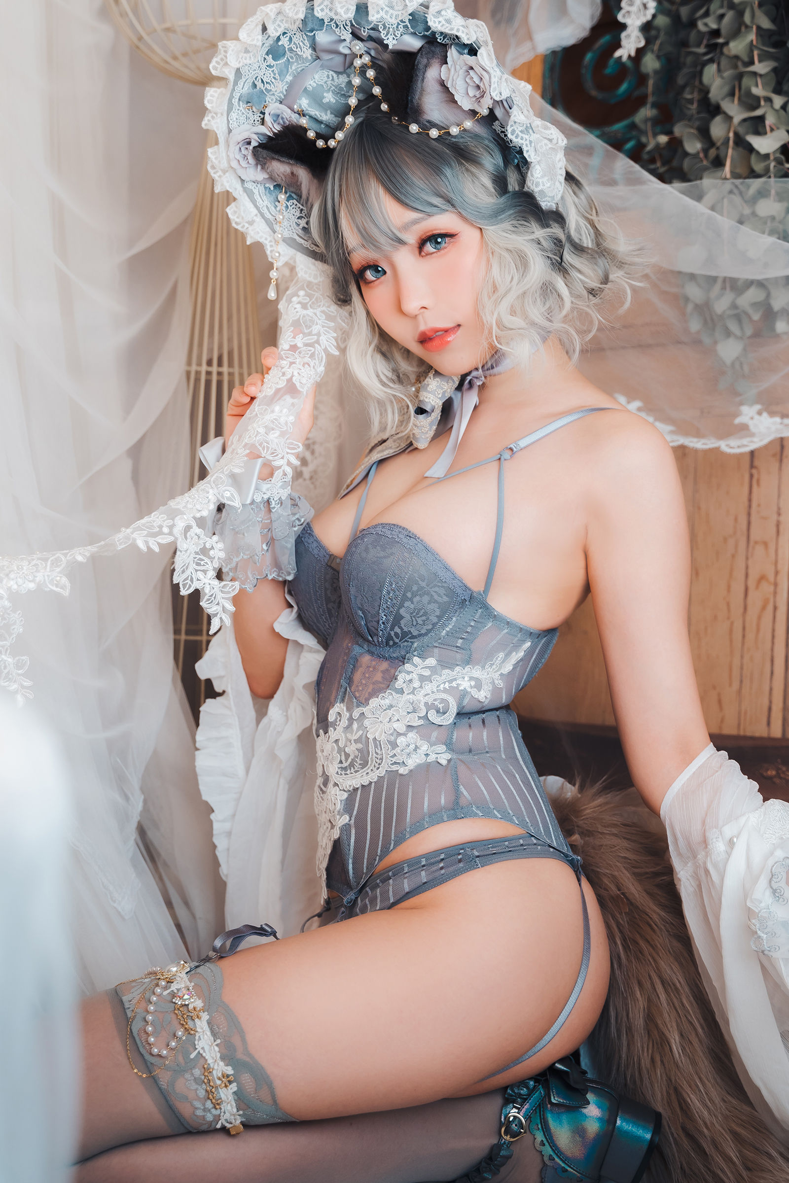 [福利COS] Ely_eee(ElyEE子) - agdoll Cat Doll 布偶貓少女人形  第14张