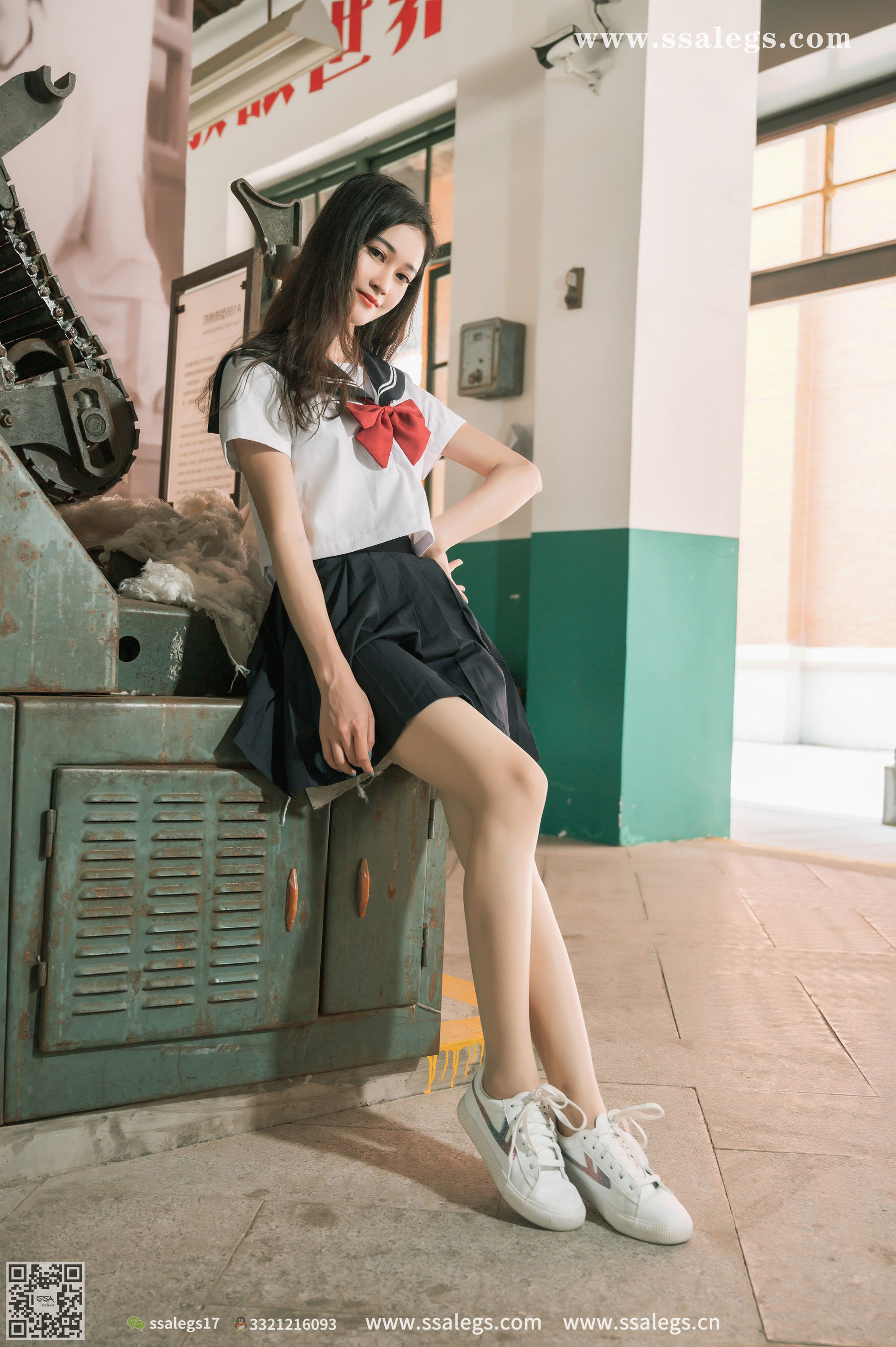 [SSA丝社]超清写真 No.421 漫漫 白色jk制服肉丝写真(上)  第133张