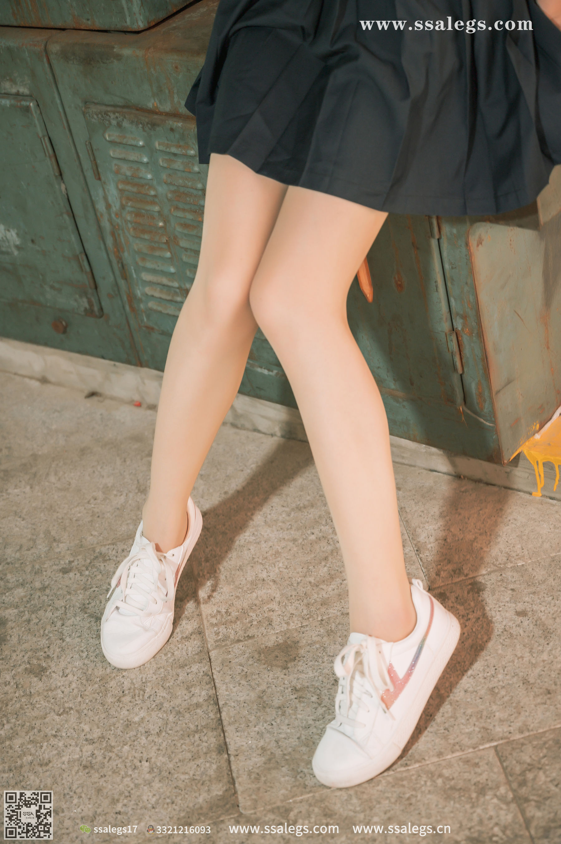 [SSA丝社]超清写真 No.421 漫漫 白色jk制服肉丝写真(上)  第137张