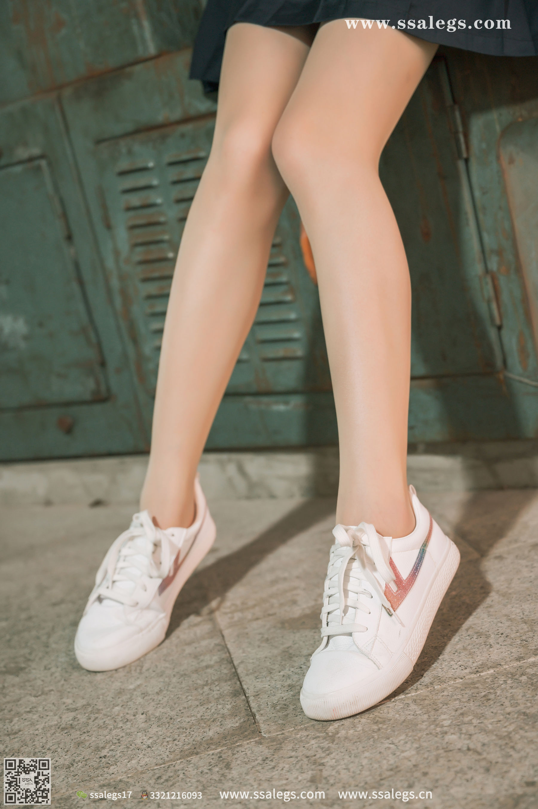 [SSA丝社]超清写真 No.421 漫漫 白色jk制服肉丝写真(上)  第138张