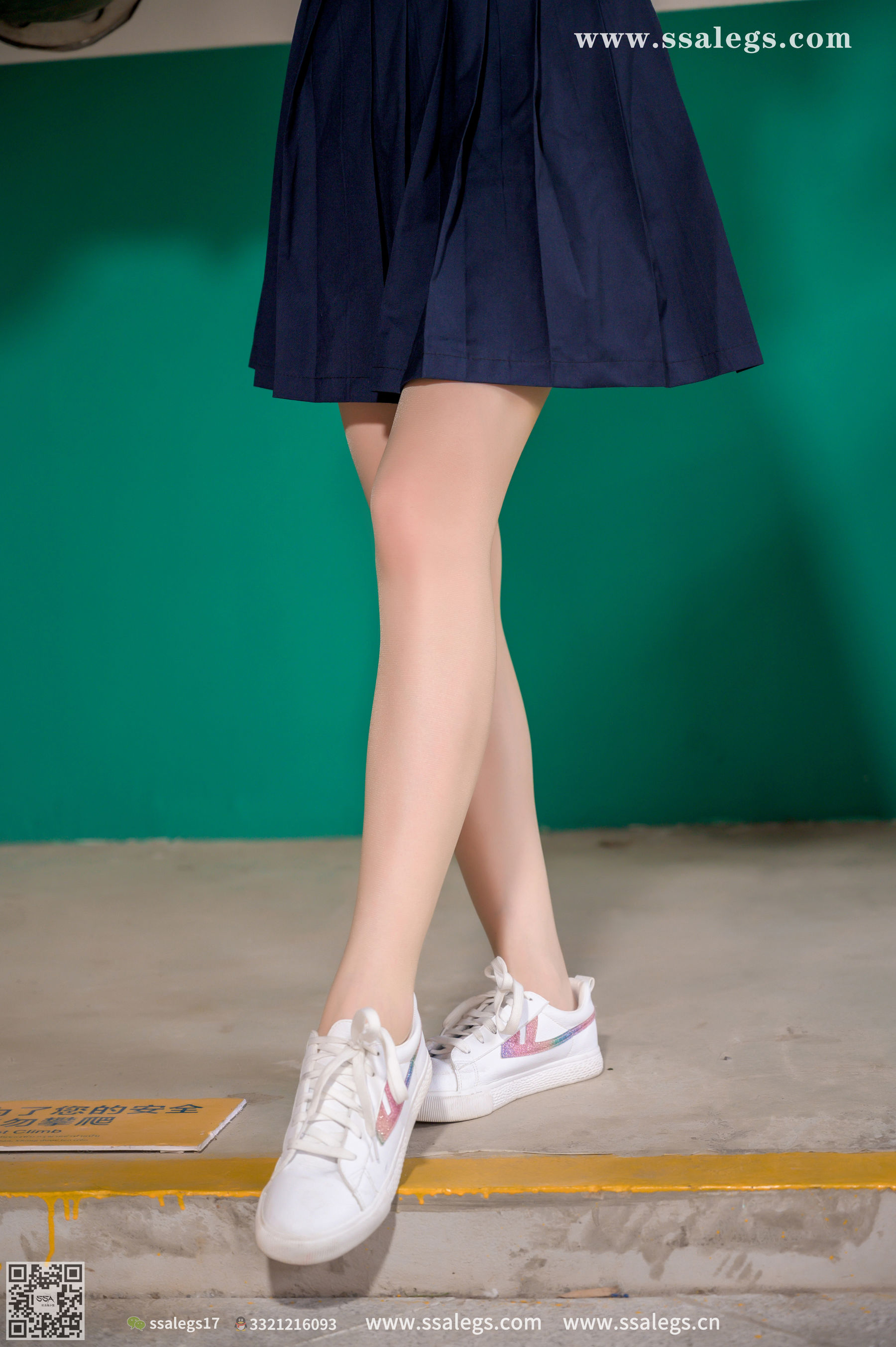 [SSA丝社]超清写真 No.421 漫漫 白色jk制服肉丝写真(上)  第112张