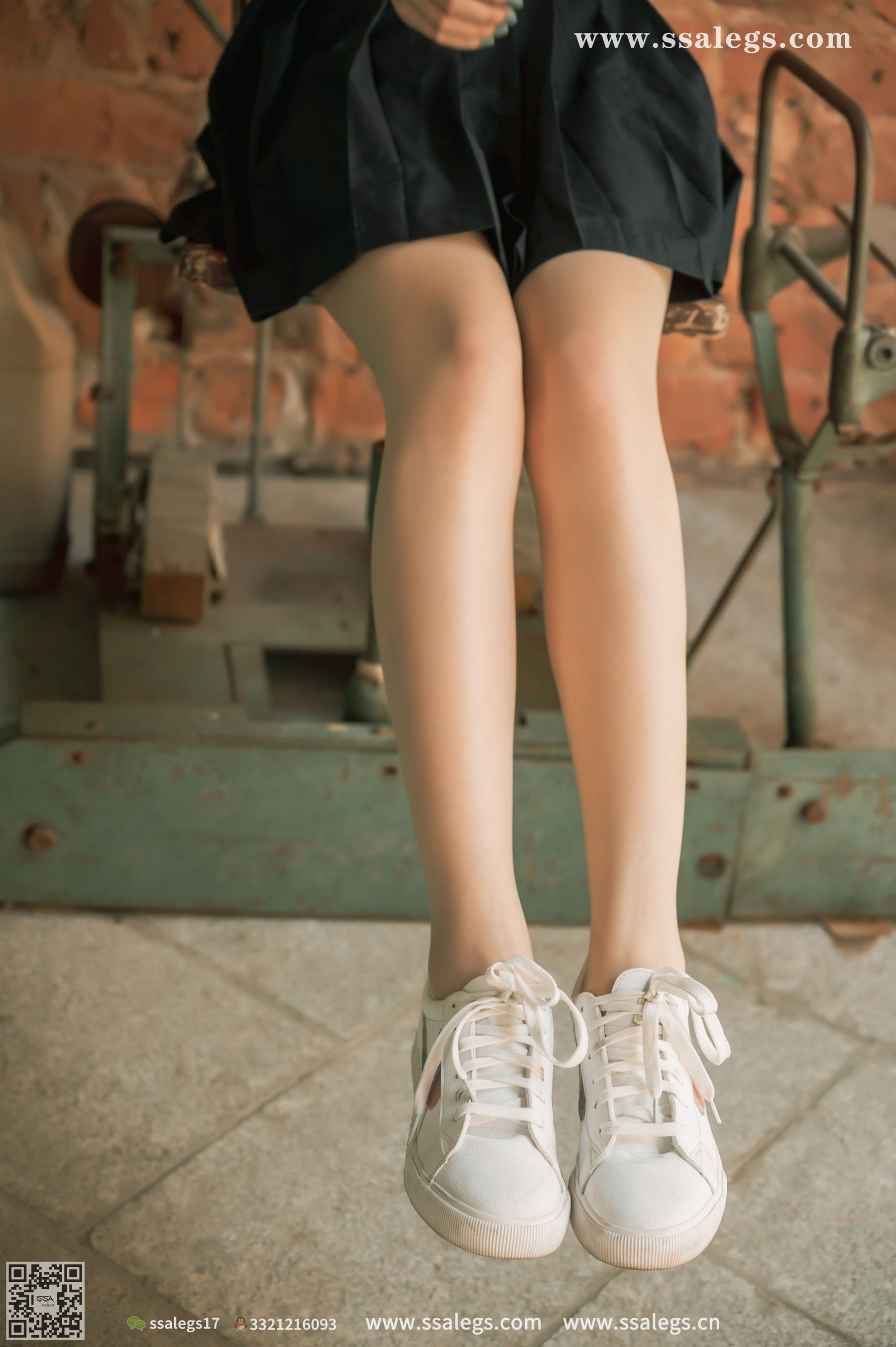 [SSA丝社]超清写真 No.422 漫漫 白色jk制服肉丝写真(下)  第46张