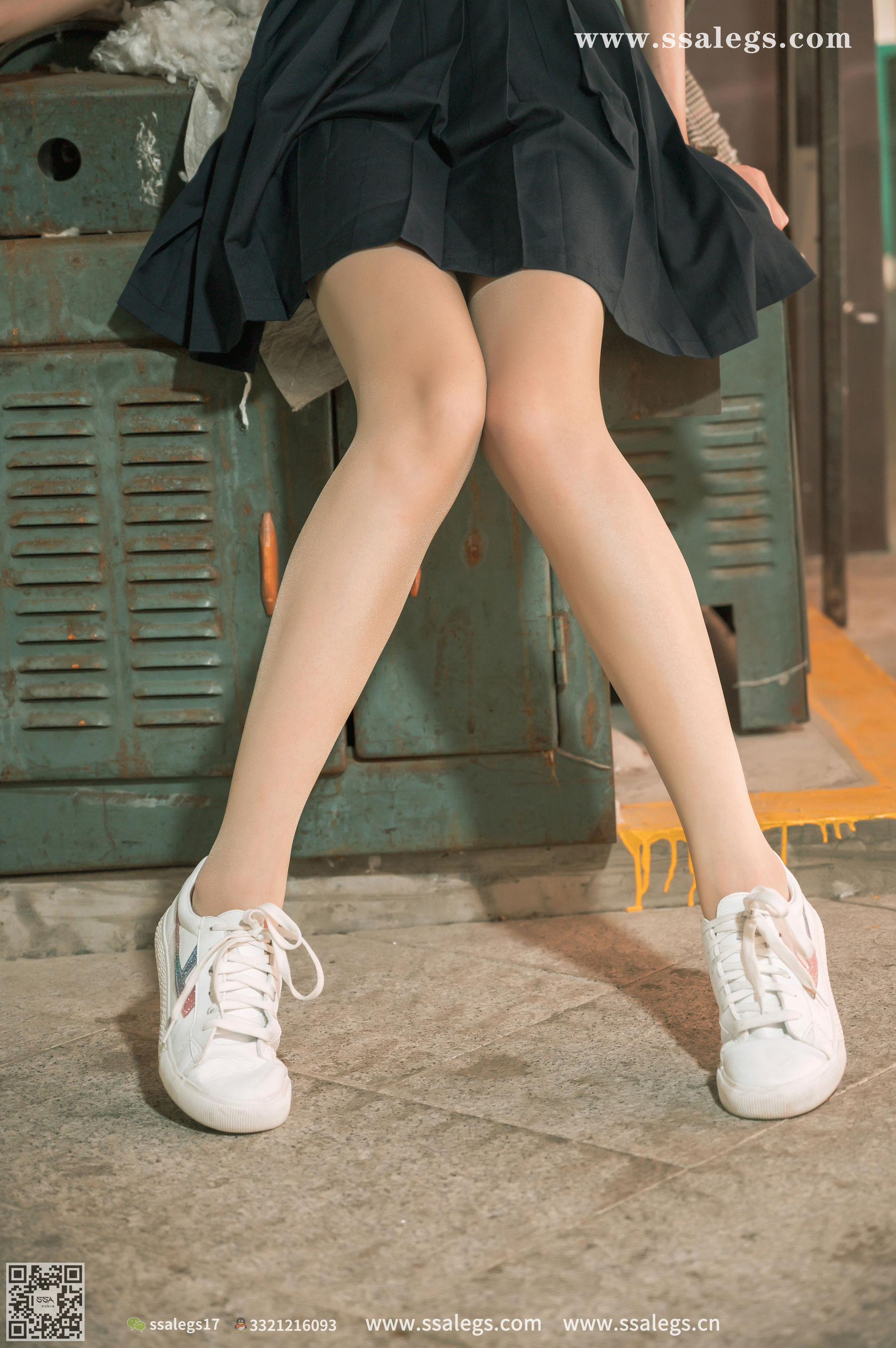 [SSA丝社]超清写真 No.421 漫漫 白色jk制服肉丝写真(上)  第136张