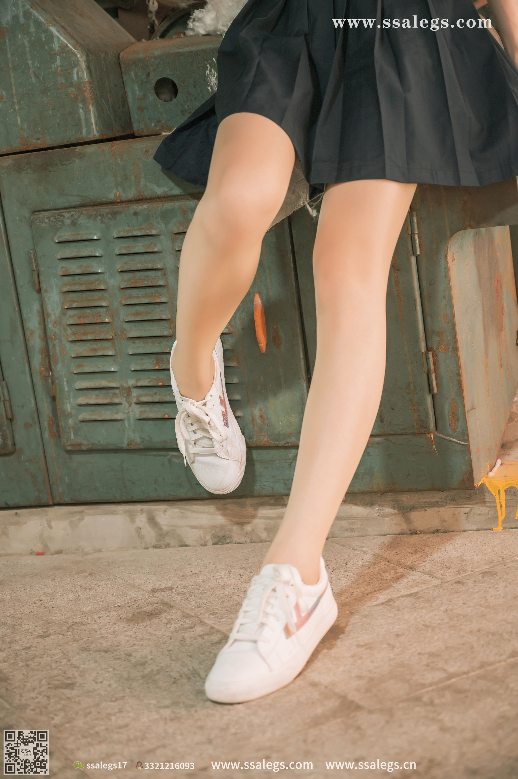 [SSA丝社]超清写真 No.421 漫漫 白色jk制服肉丝写真(上)  第128张