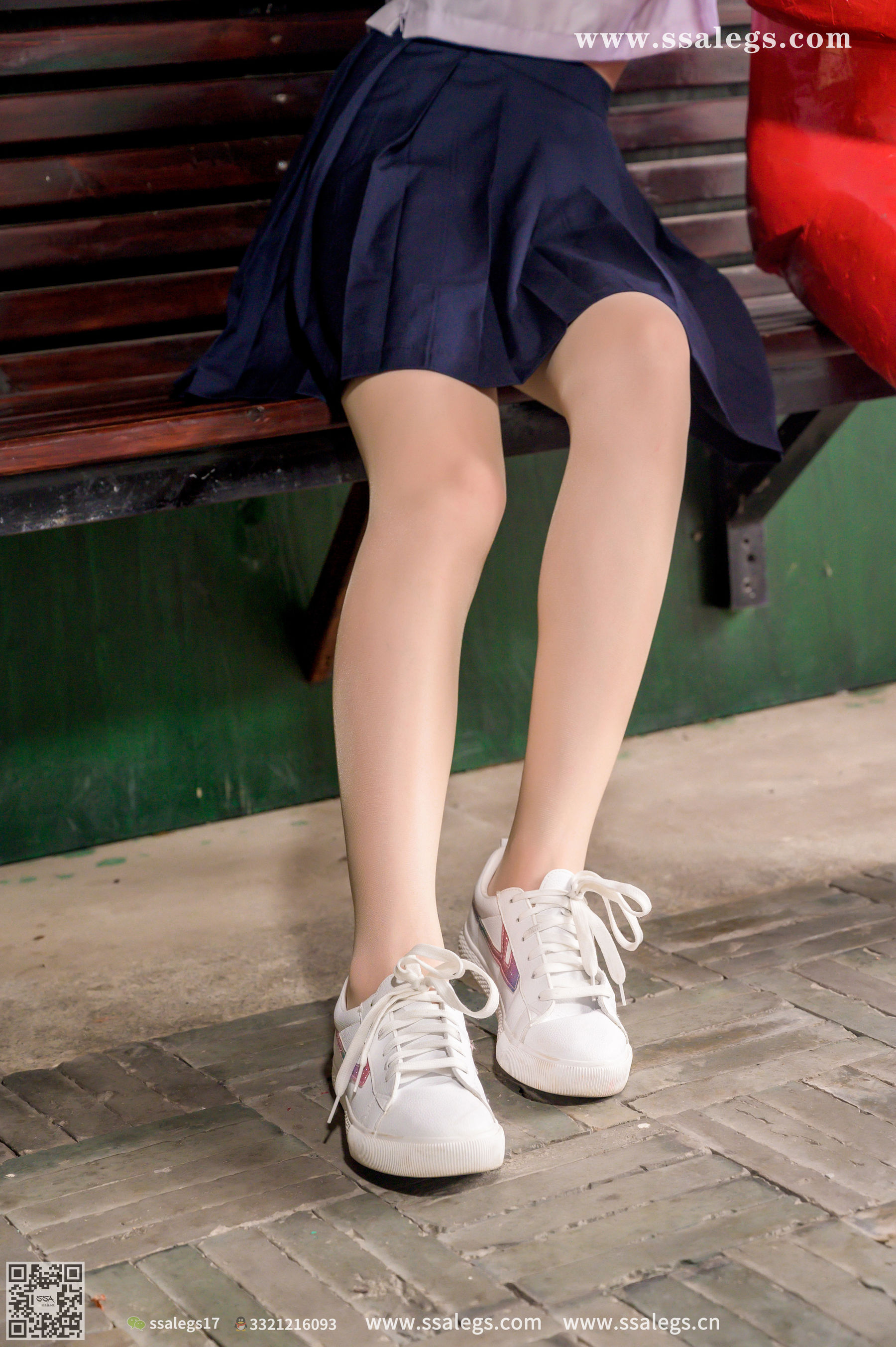 [SSA丝社]超清写真 No.422 漫漫 白色jk制服肉丝写真(下)  第68张