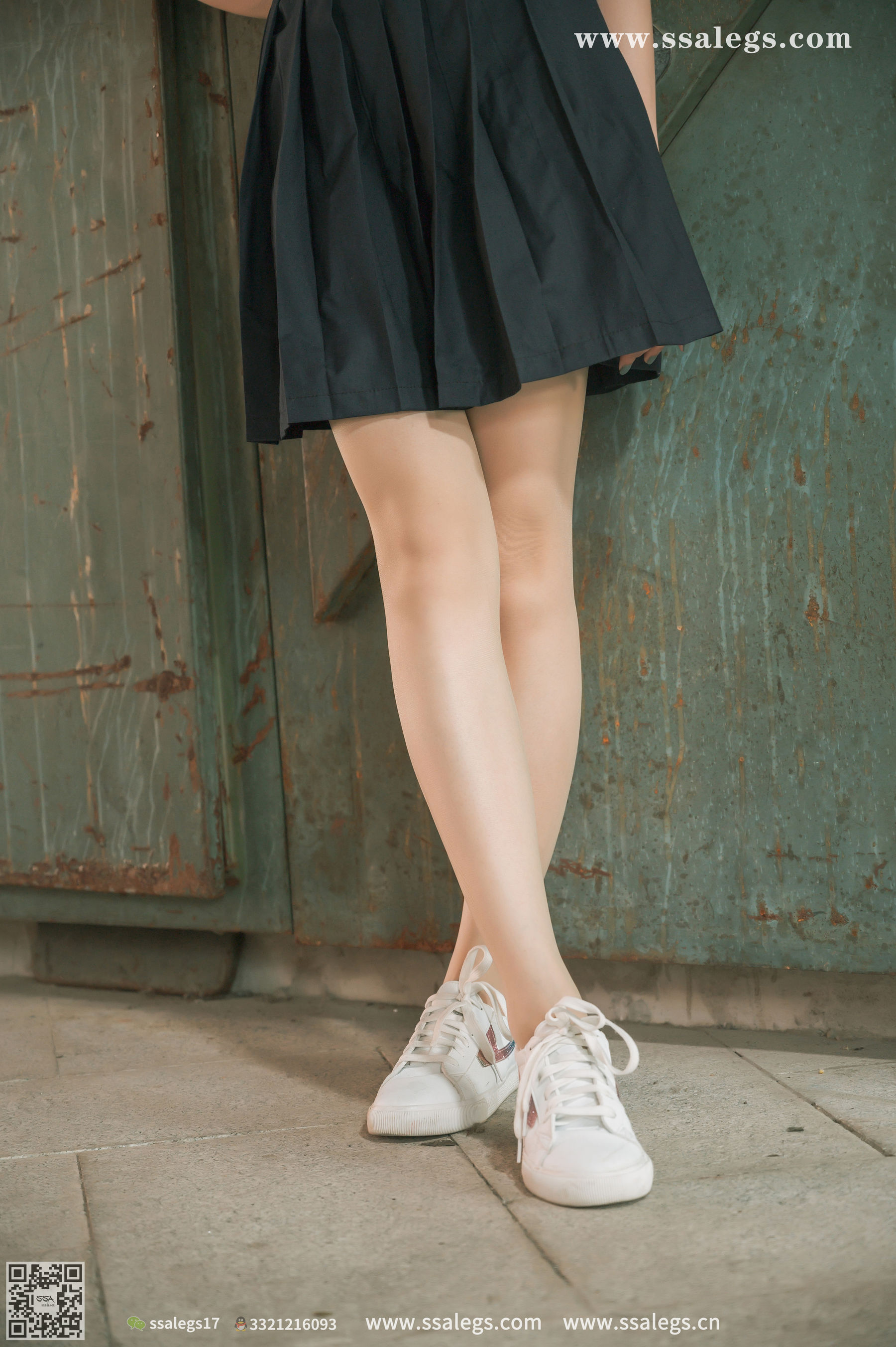 [SSA丝社]超清写真 No.421 漫漫 白色jk制服肉丝写真(上)  第126张