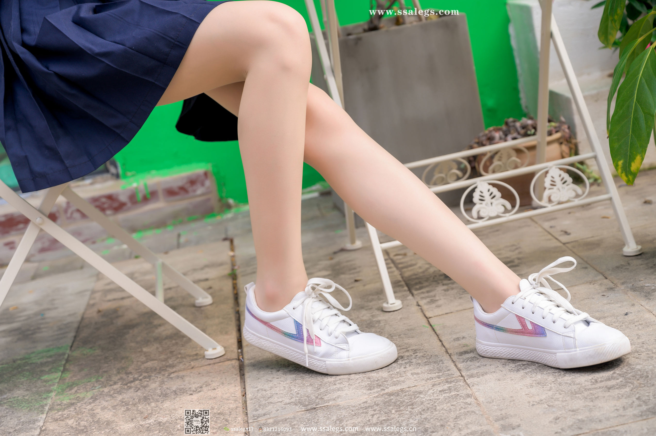 [SSA丝社]超清写真 No.422 漫漫 白色jk制服肉丝写真(下)  第64张