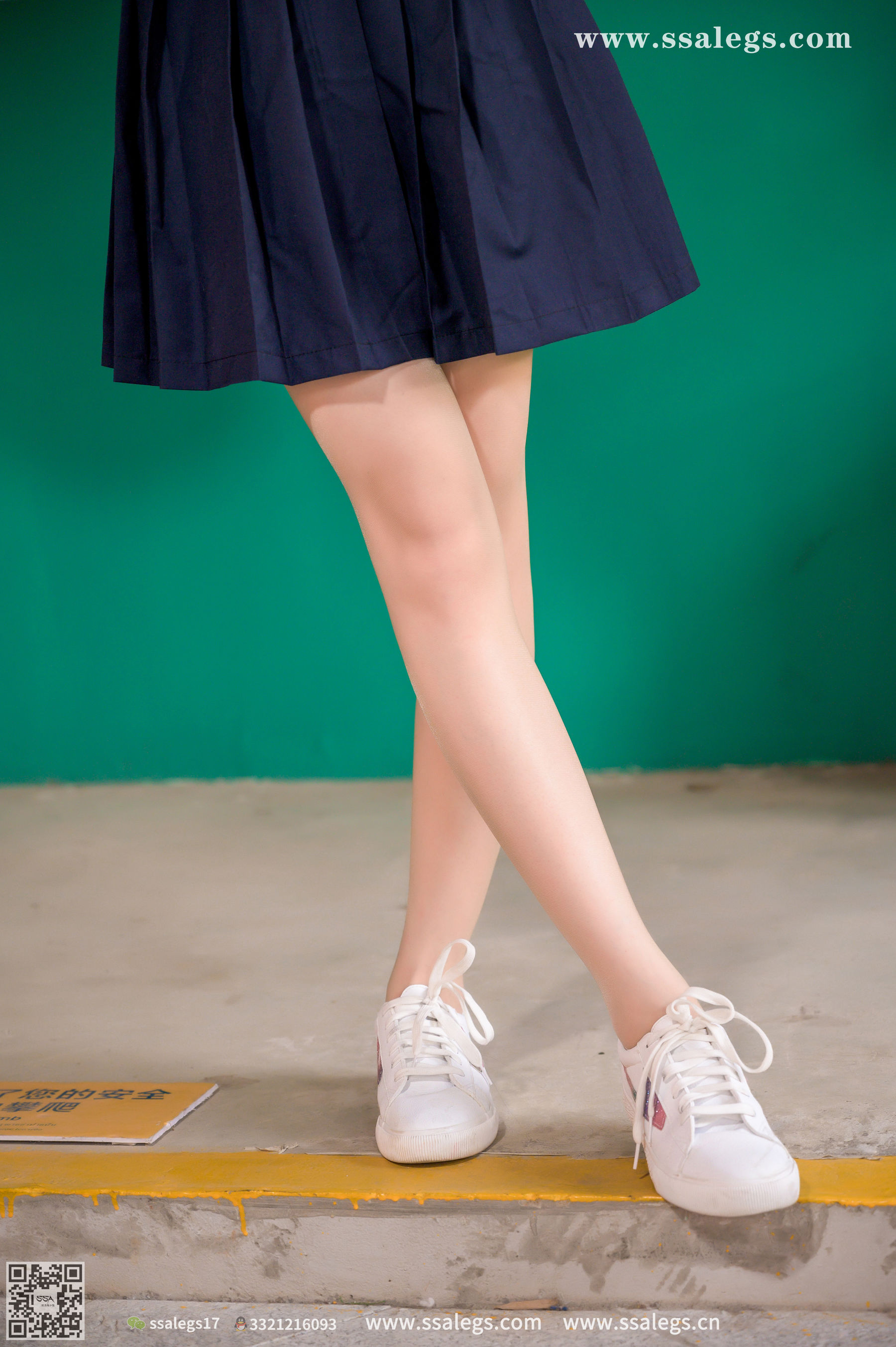 [SSA丝社]超清写真 No.421 漫漫 白色jk制服肉丝写真(上)  第118张