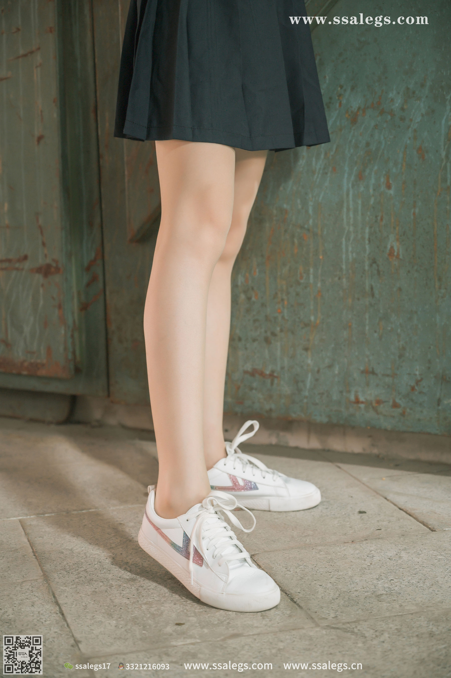 [SSA丝社]超清写真 No.421 漫漫 白色jk制服肉丝写真(上)  第122张