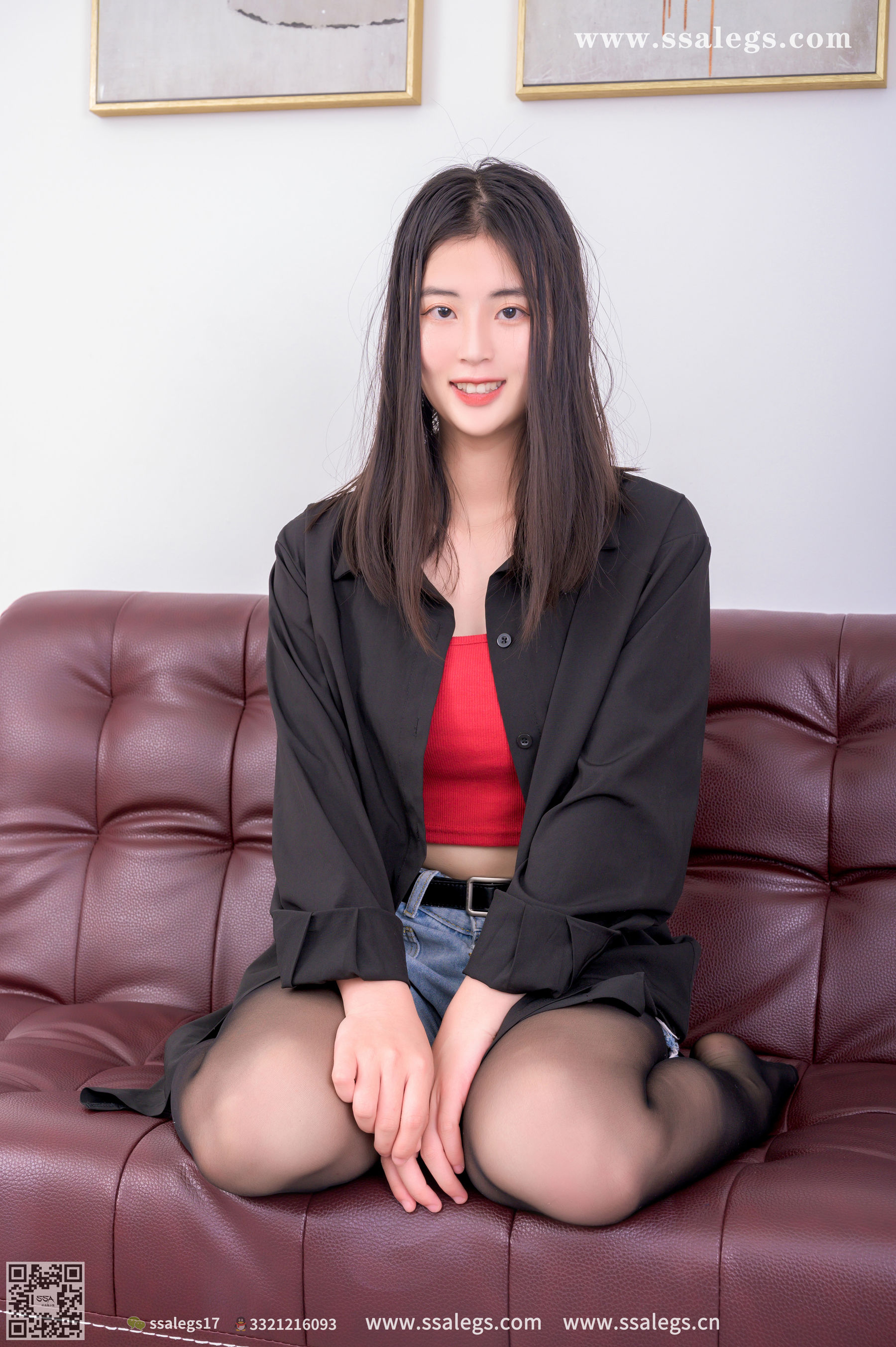 [SSA丝社]超清写真 No.410 萍萍 新模试镜首秀(下)  第14张