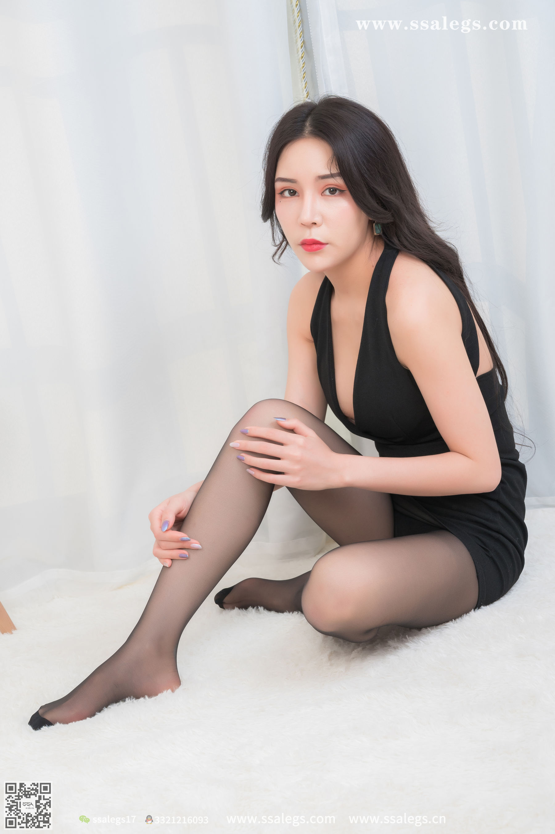 [SSA丝社]超清写真 No.412 娜娜 做真实的御姐黑丝写真(下)  第23张