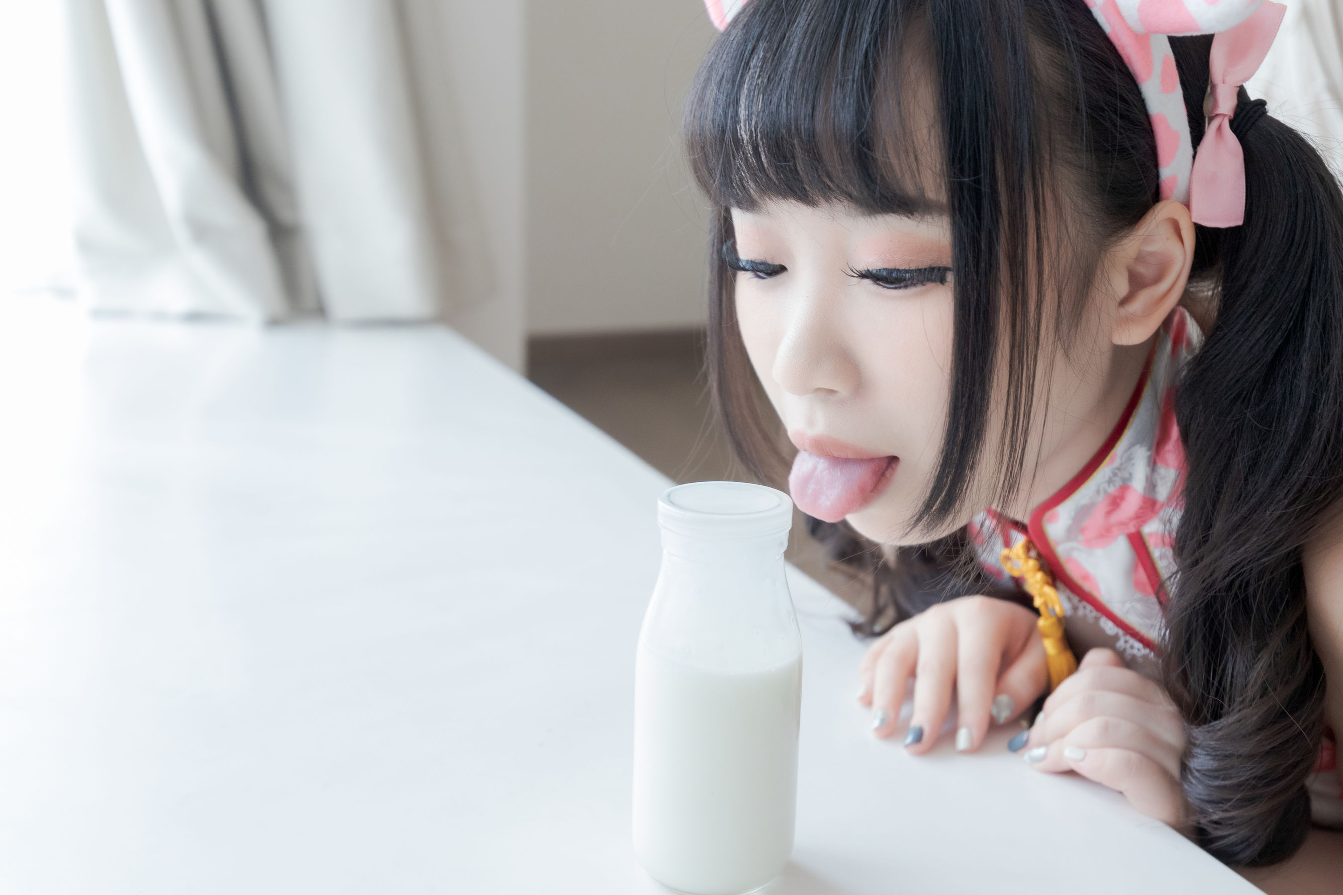 [福利COS] 胡桃猫Kurumineko - 蜜桃牛乳  第21张