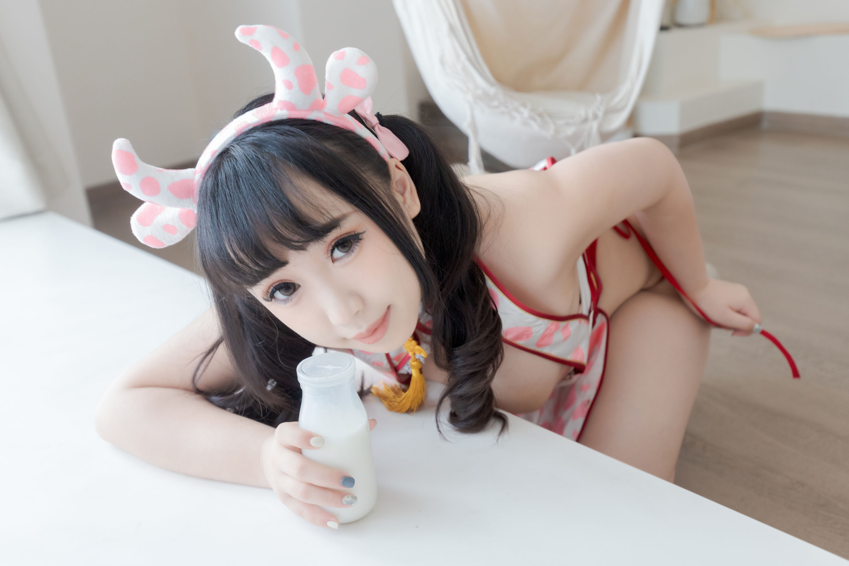 [福利COS] 胡桃猫Kurumineko - 蜜桃牛乳  第22张