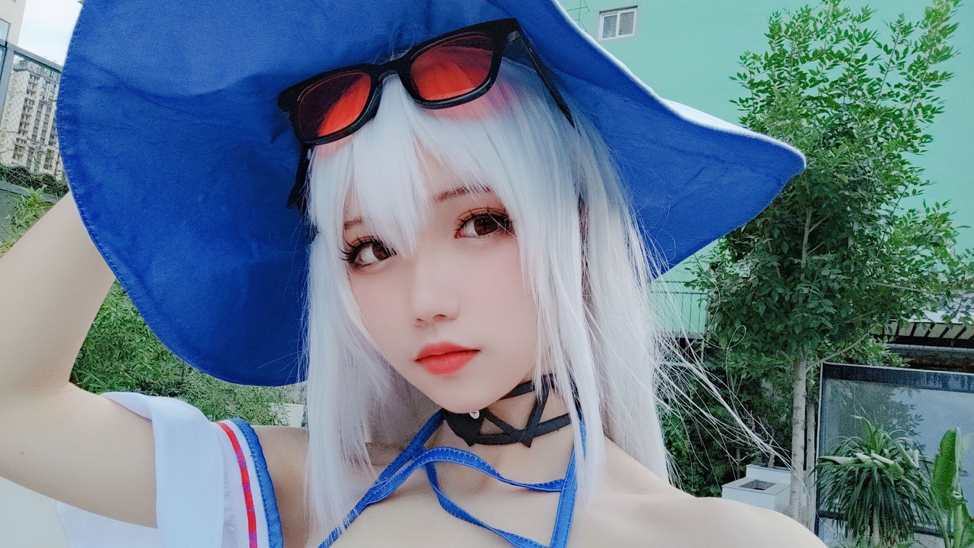 [福利COS] 花柒Hana - 斯卡蒂泳装  第5张