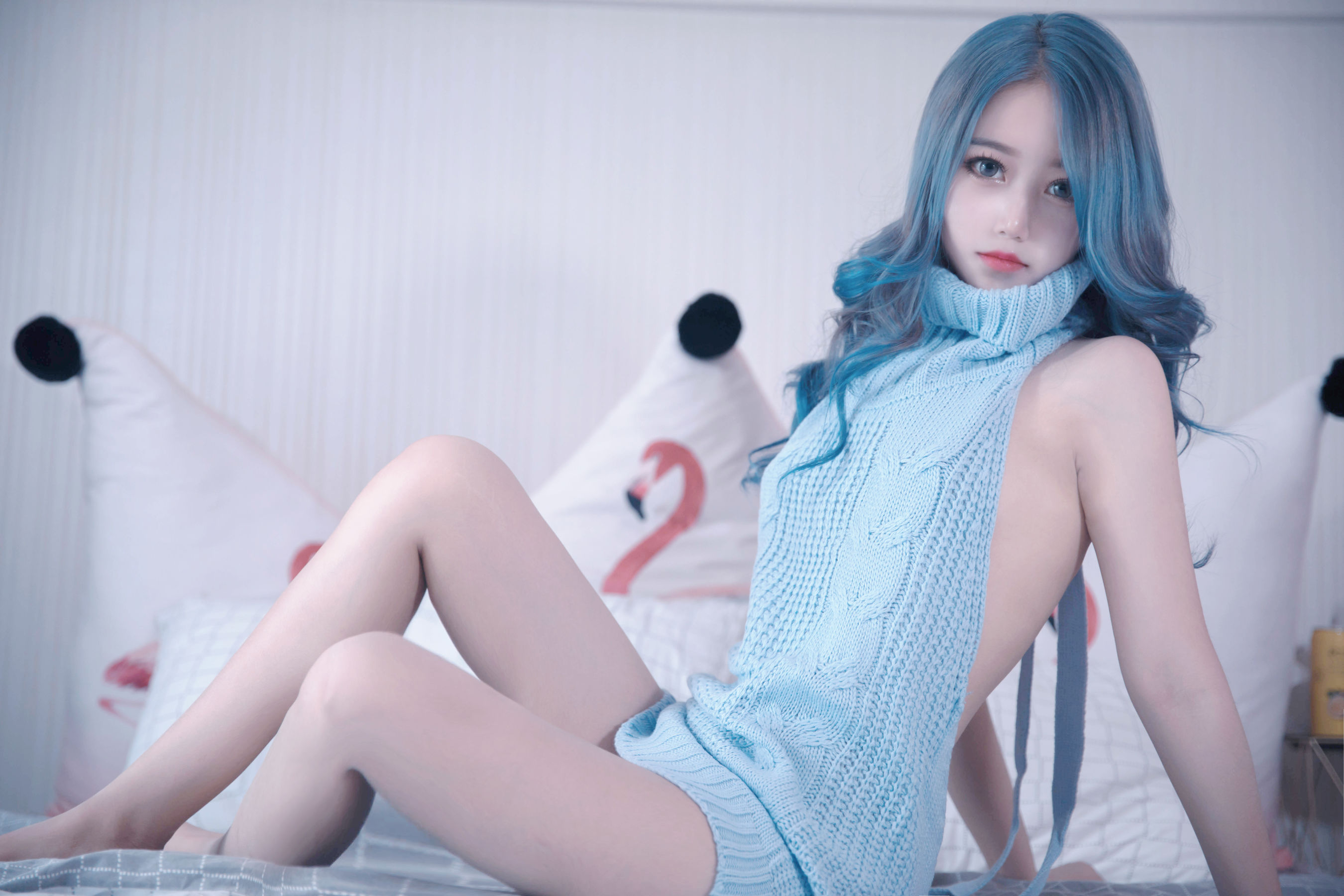 [福利COS] eloise软软 - 毛衣少女  第38张