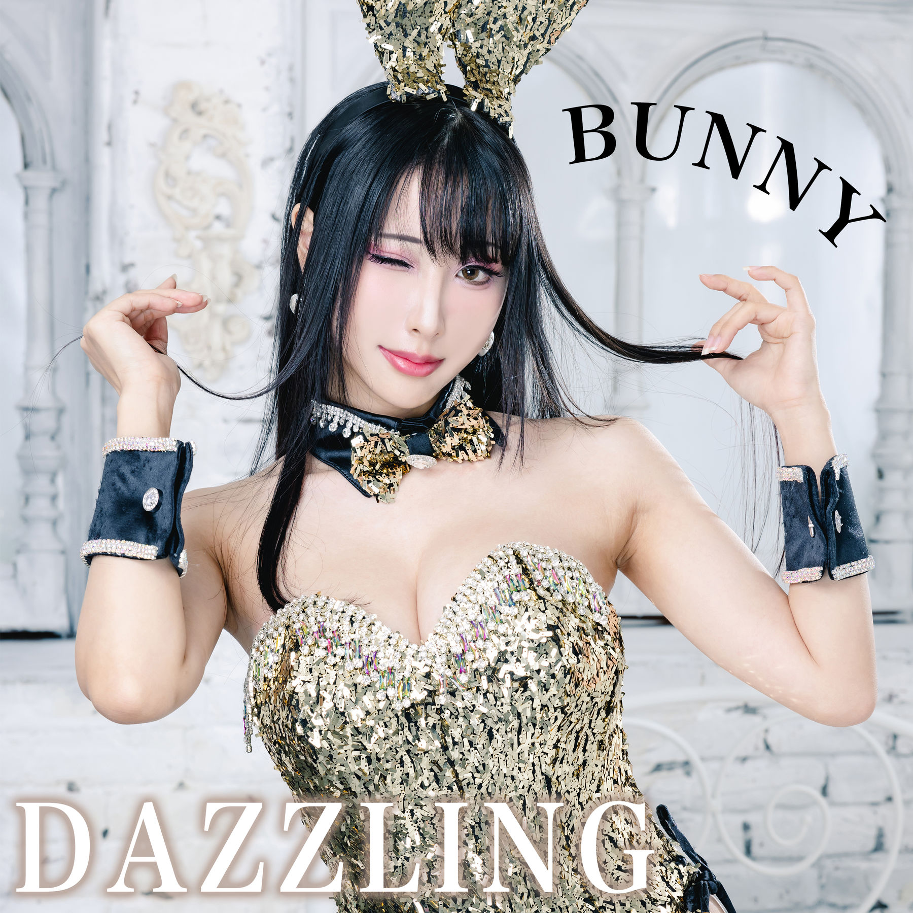 [福利COS] Hane Ame 雨波写真 - Original Dazzling Bunny 金炫兔女郎