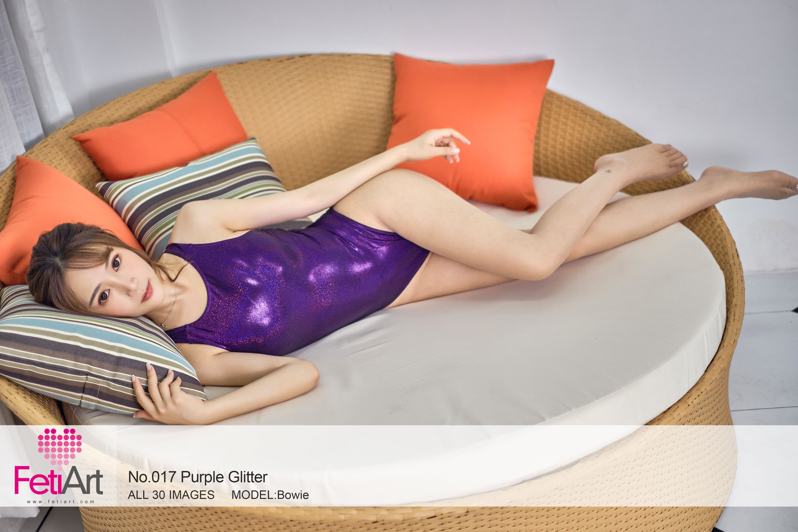  No.017 Purple Glitter MODEL-Bowie 第1张