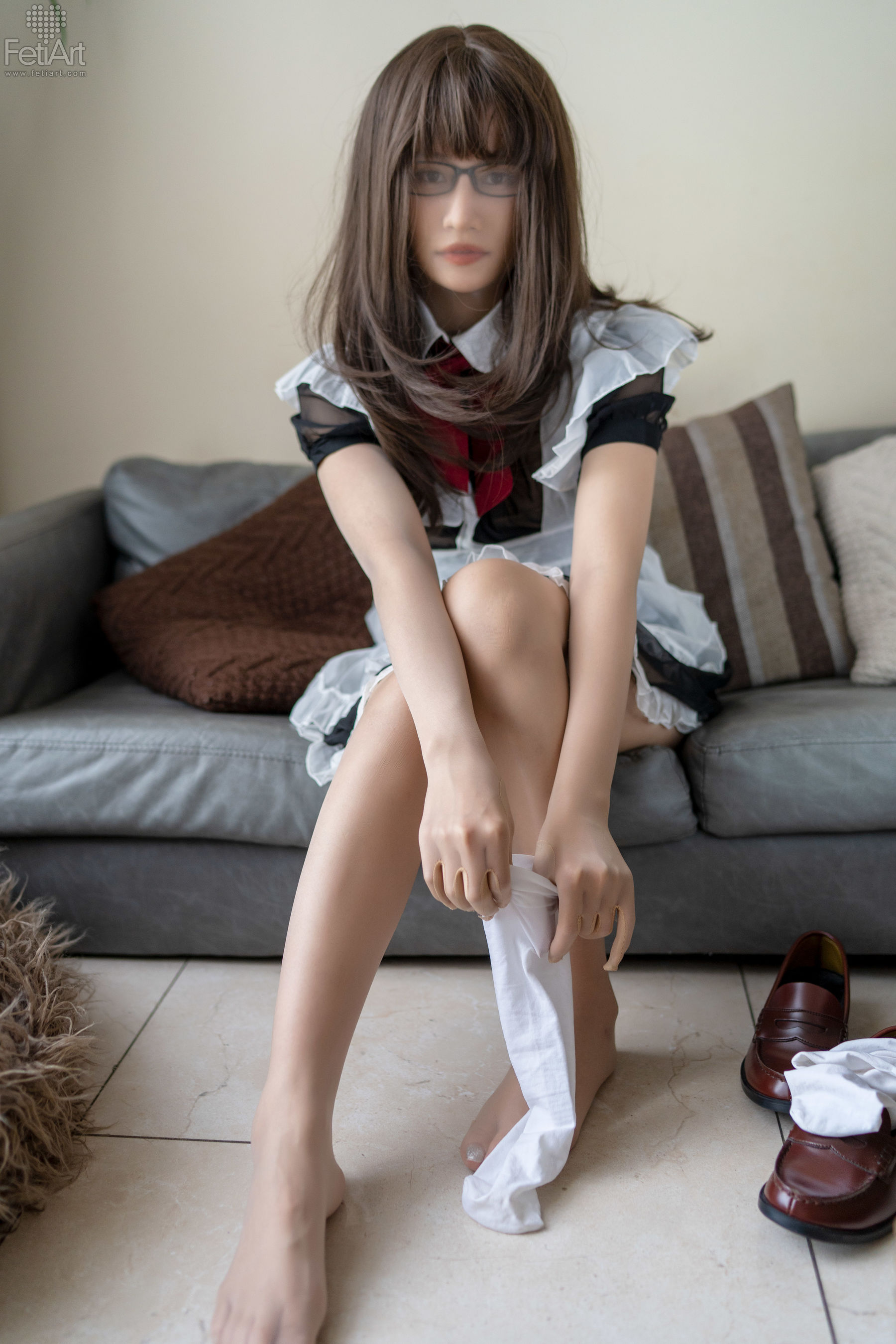  No.048 Pantyhose Encasement Maid MODEL-Jasmine 第39张