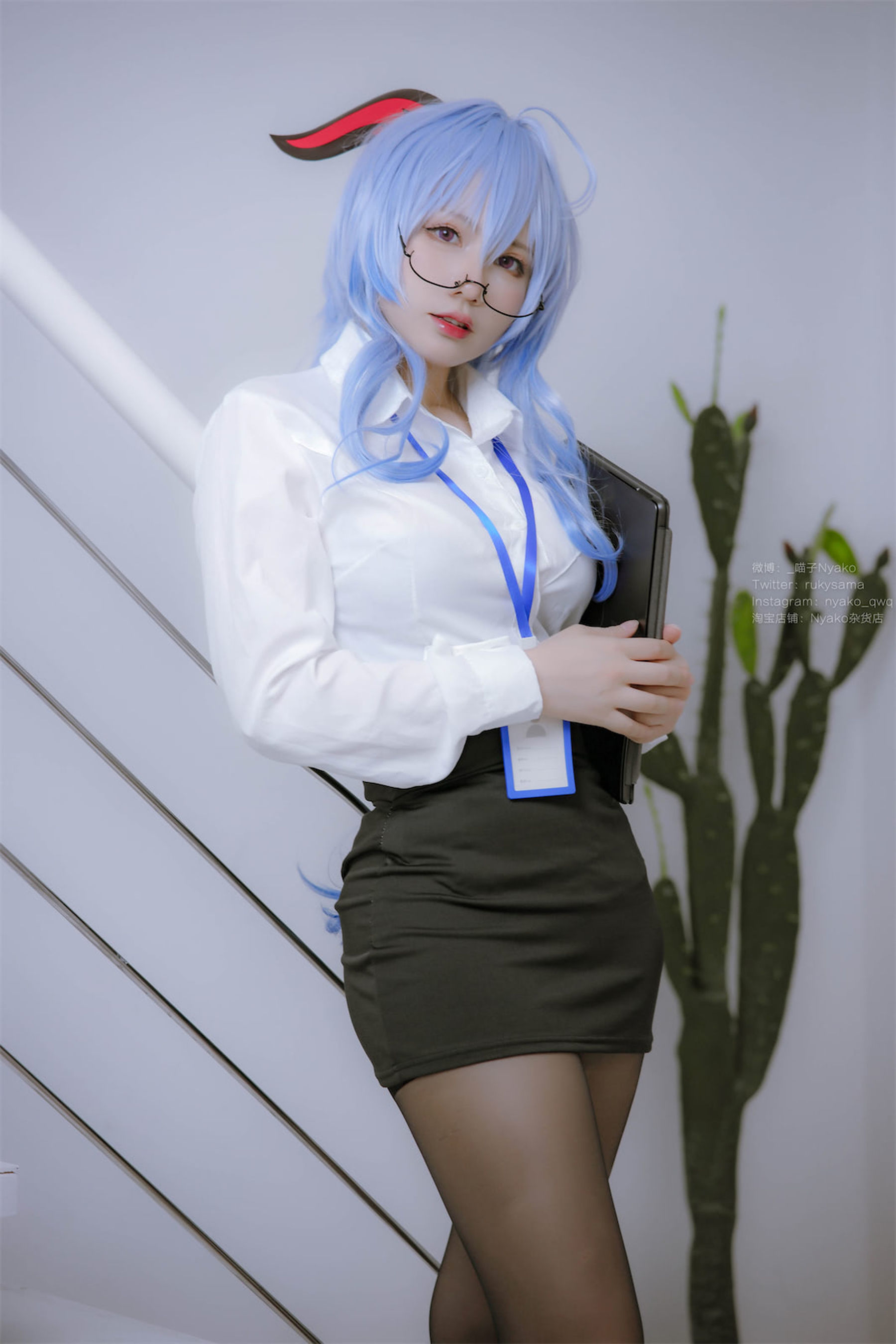 [福利COS] Nyako喵子 - 原神甘雨OL