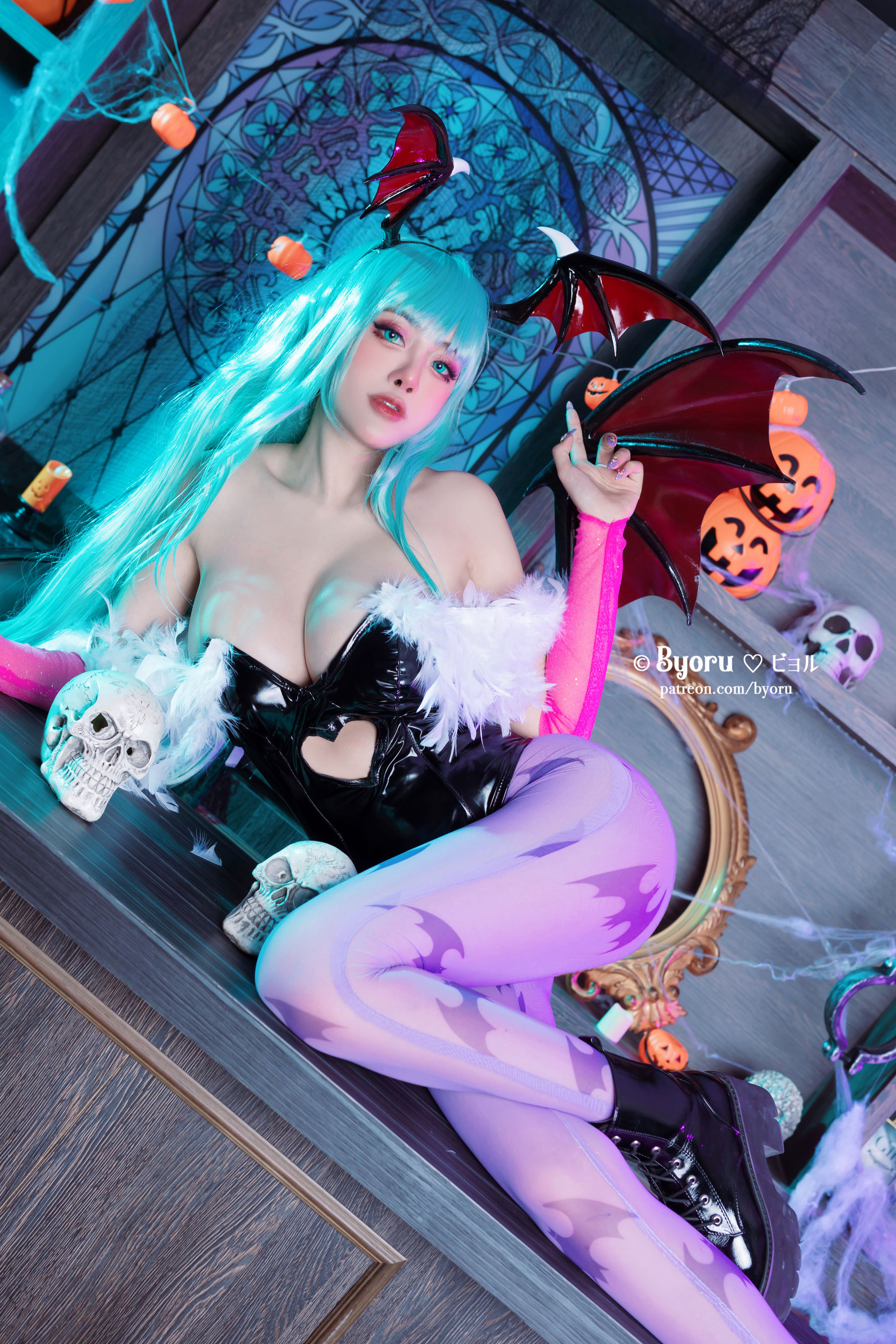 [福利COS] 日本性感萝莉Byoru - Morrigan  第19张