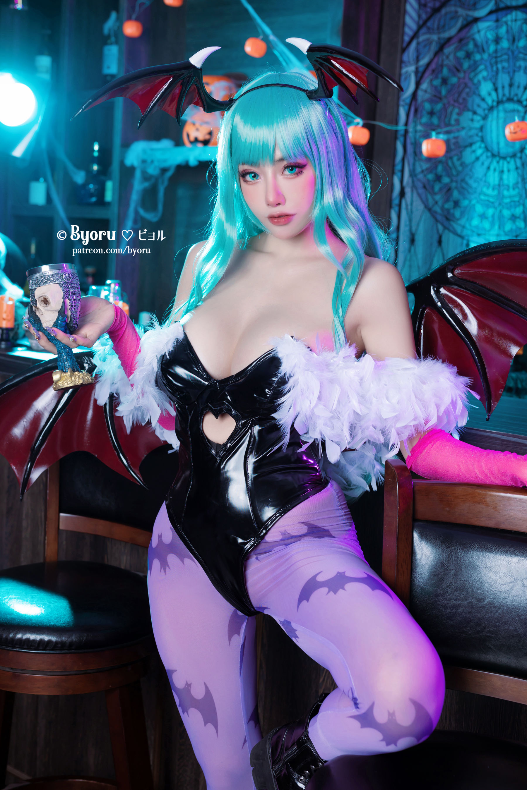 [福利COS] 日本性感萝莉Byoru - Morrigan  第7张