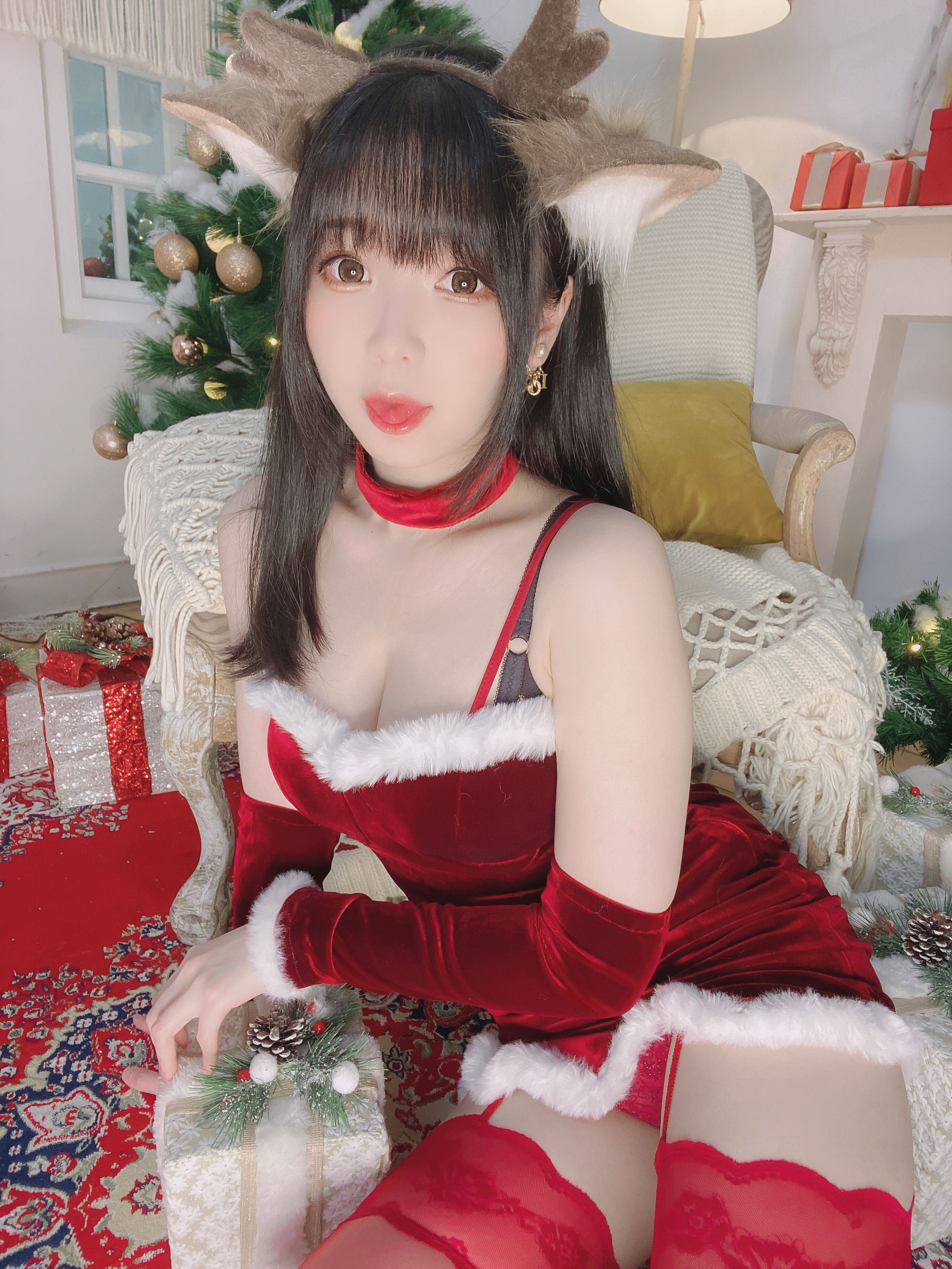 [福利COS] 微博妹纸霜月shimo[fantia] 2022-12-25 メリー・クリスマス！！  第13张