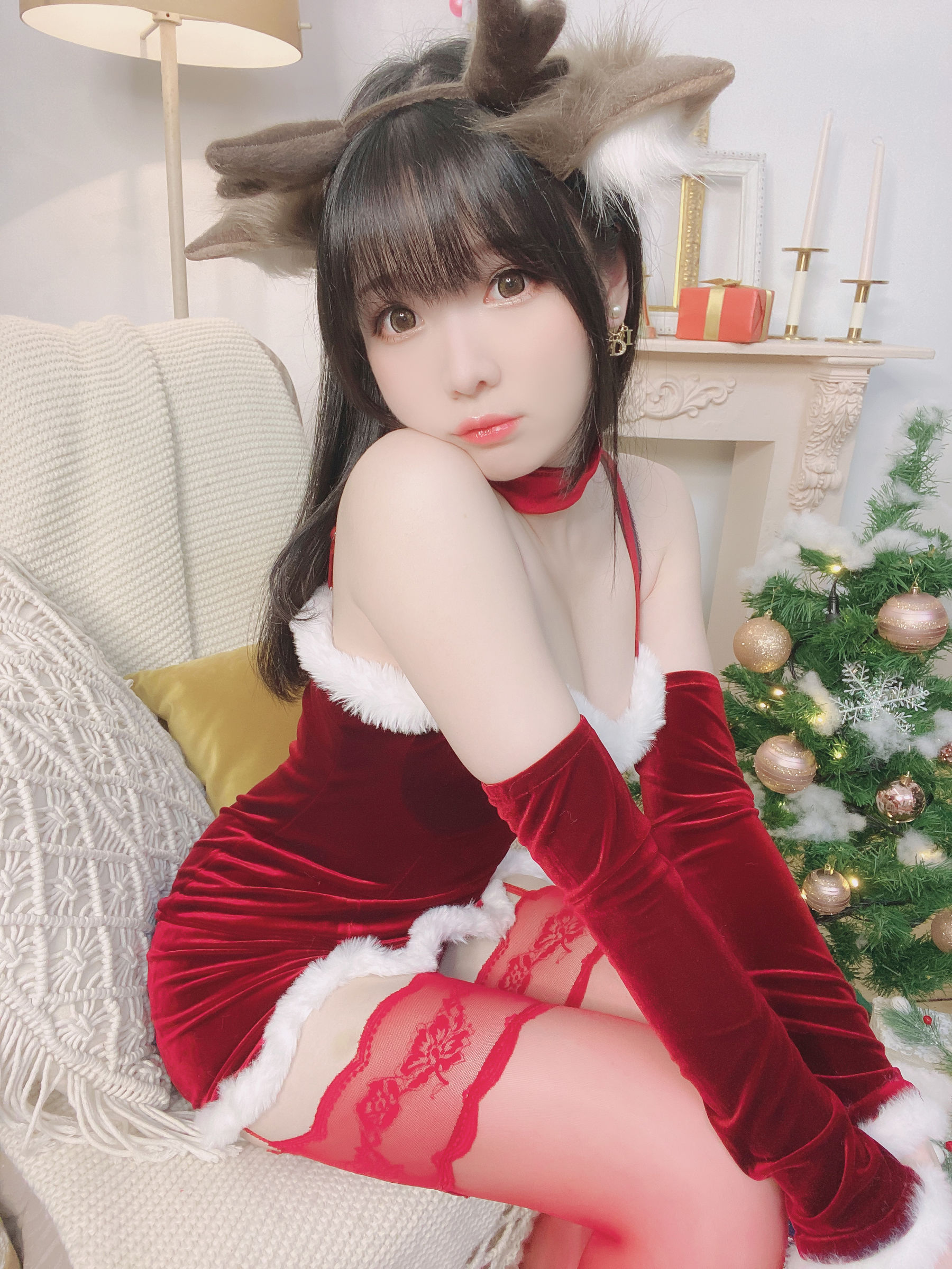 [福利COS] 微博妹纸霜月shimo[fantia] 2022-12-25 メリー・クリスマス！！  第16张