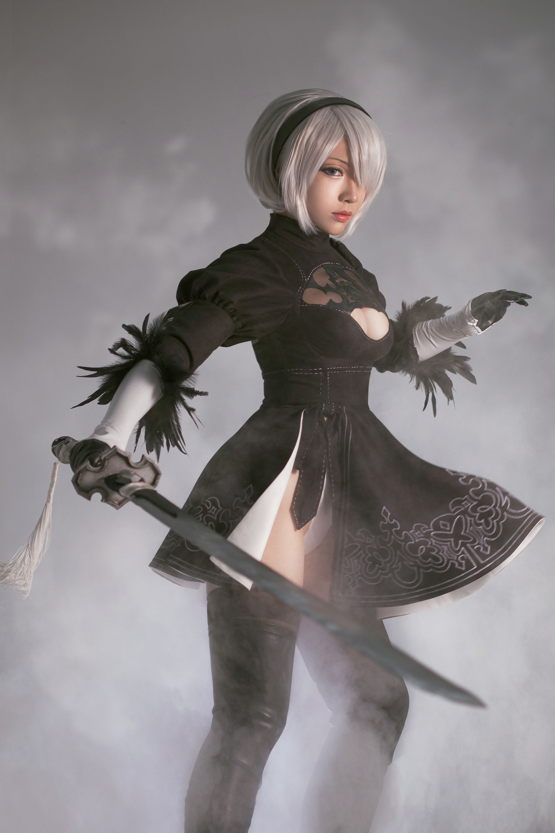 [福利COS] Cos妹子千寻 - 2B