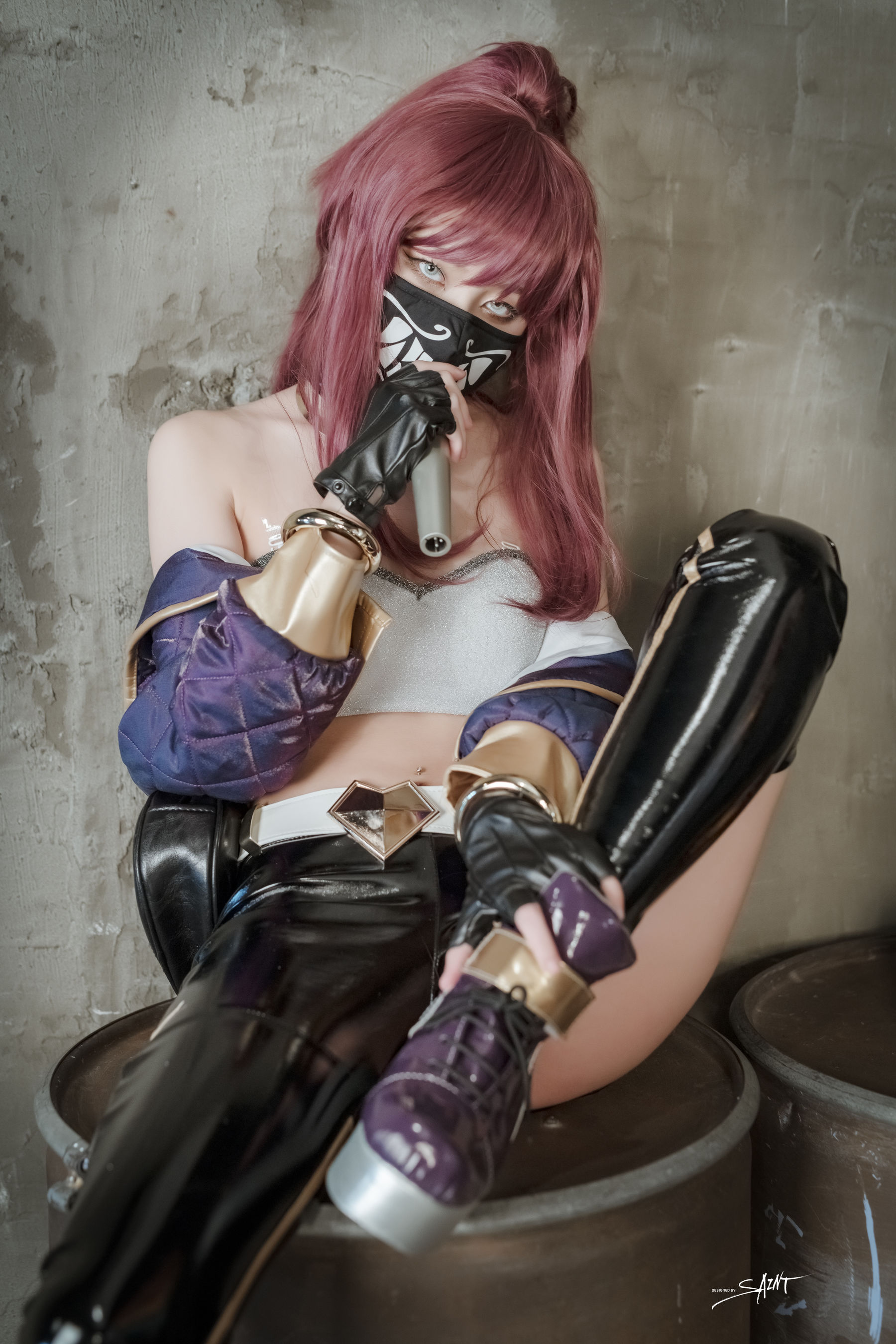 [saintphotolife]  Yuna - Yuna's Cos Vol.04 KDA Akali &amp; Nier Automata 第6张