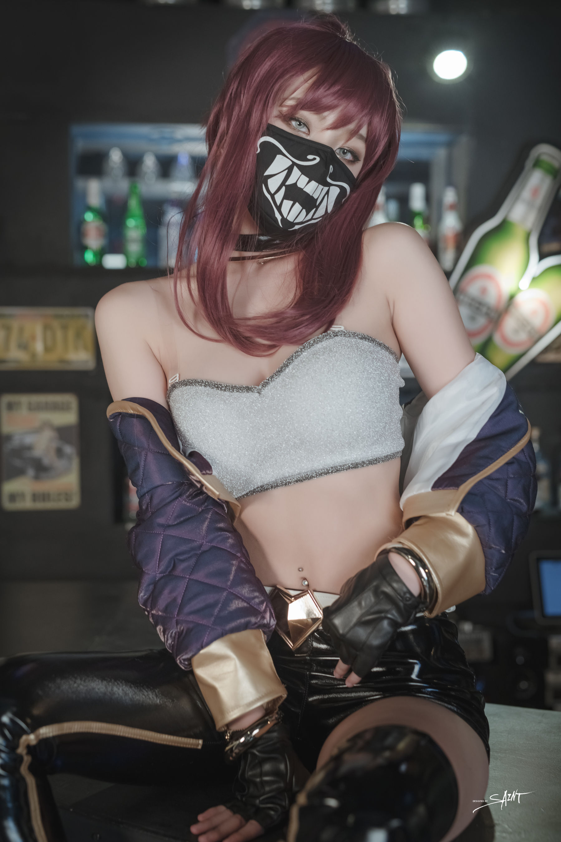 [saintphotolife]  Yuna - Yuna's Cos Vol.04 KDA Akali &amp; Nier Automata 第3张