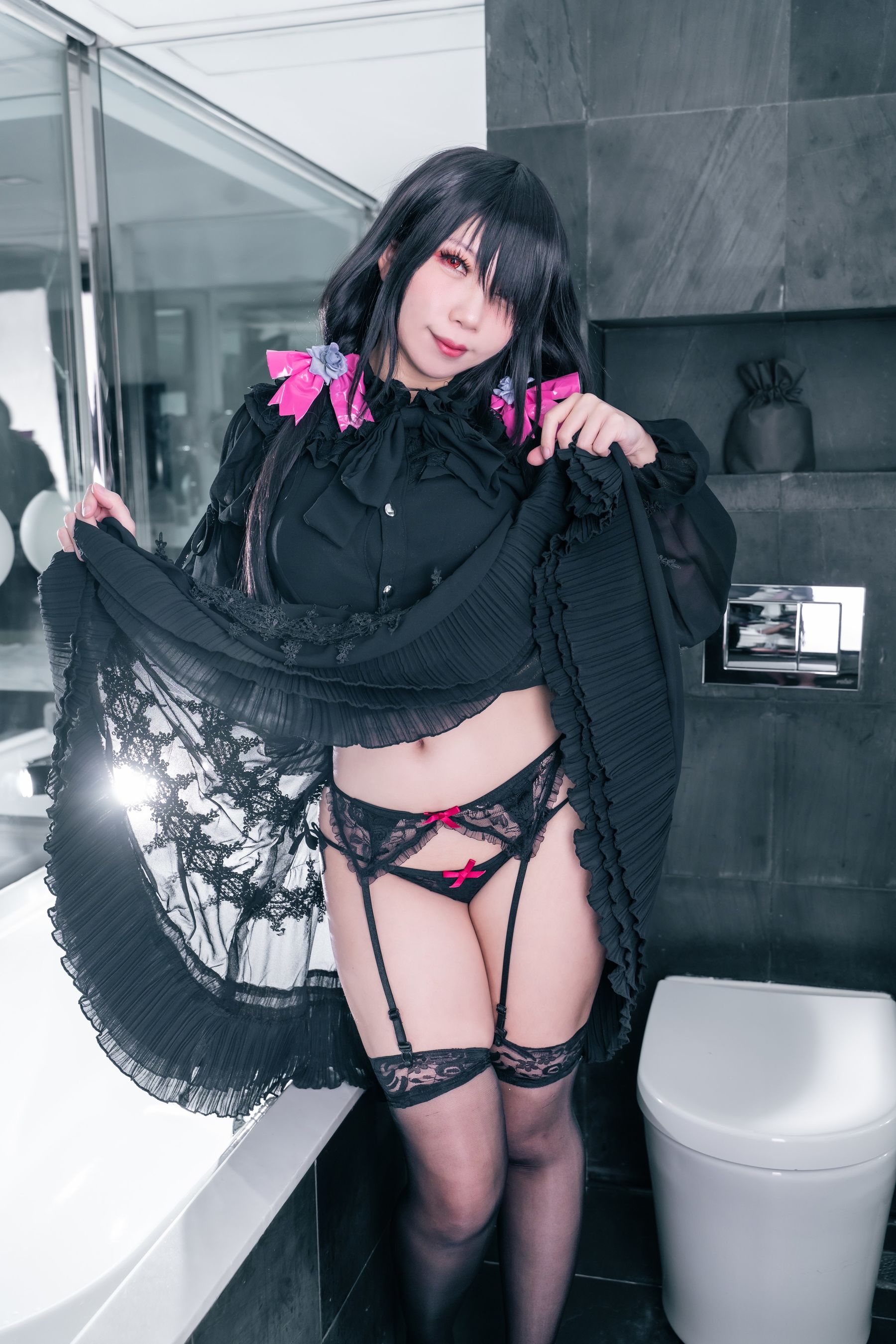 小琪-Aki - Kurumi Black Underwear  第3张