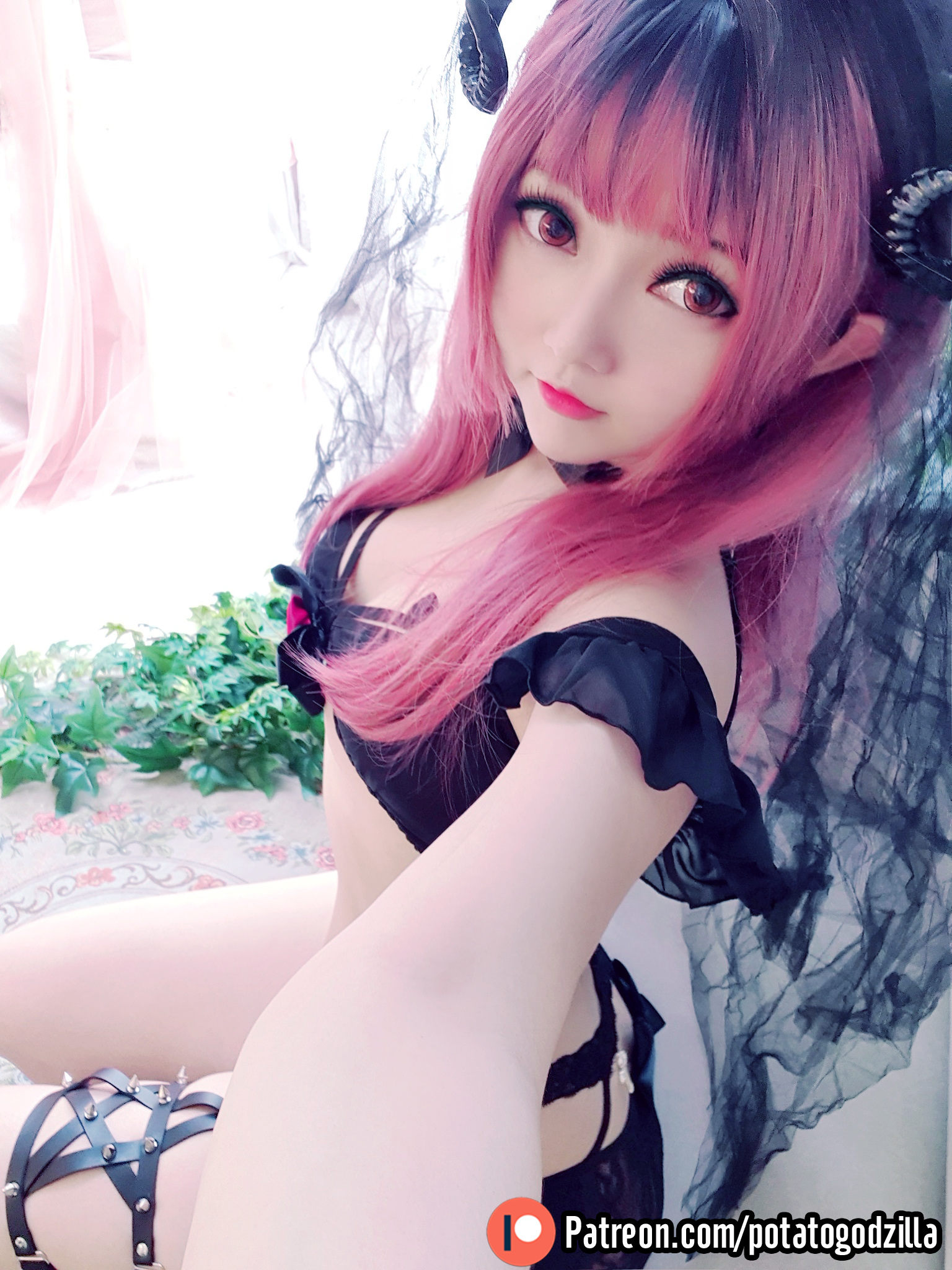 Coser小姐姐Potato Godzilla - Lil Devil Bride  第48张