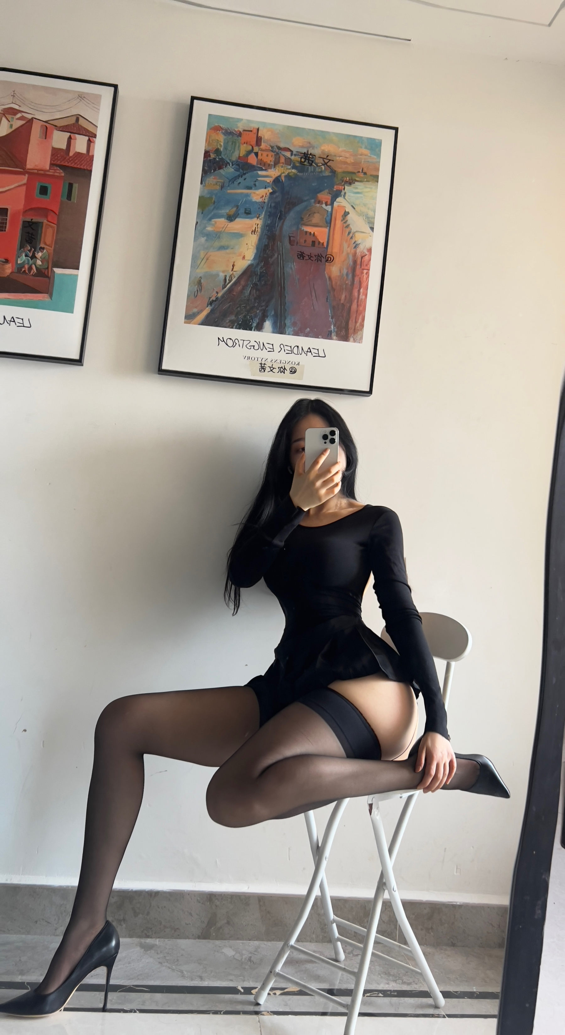 Cool文茜 - 吊带黑色  第4张
